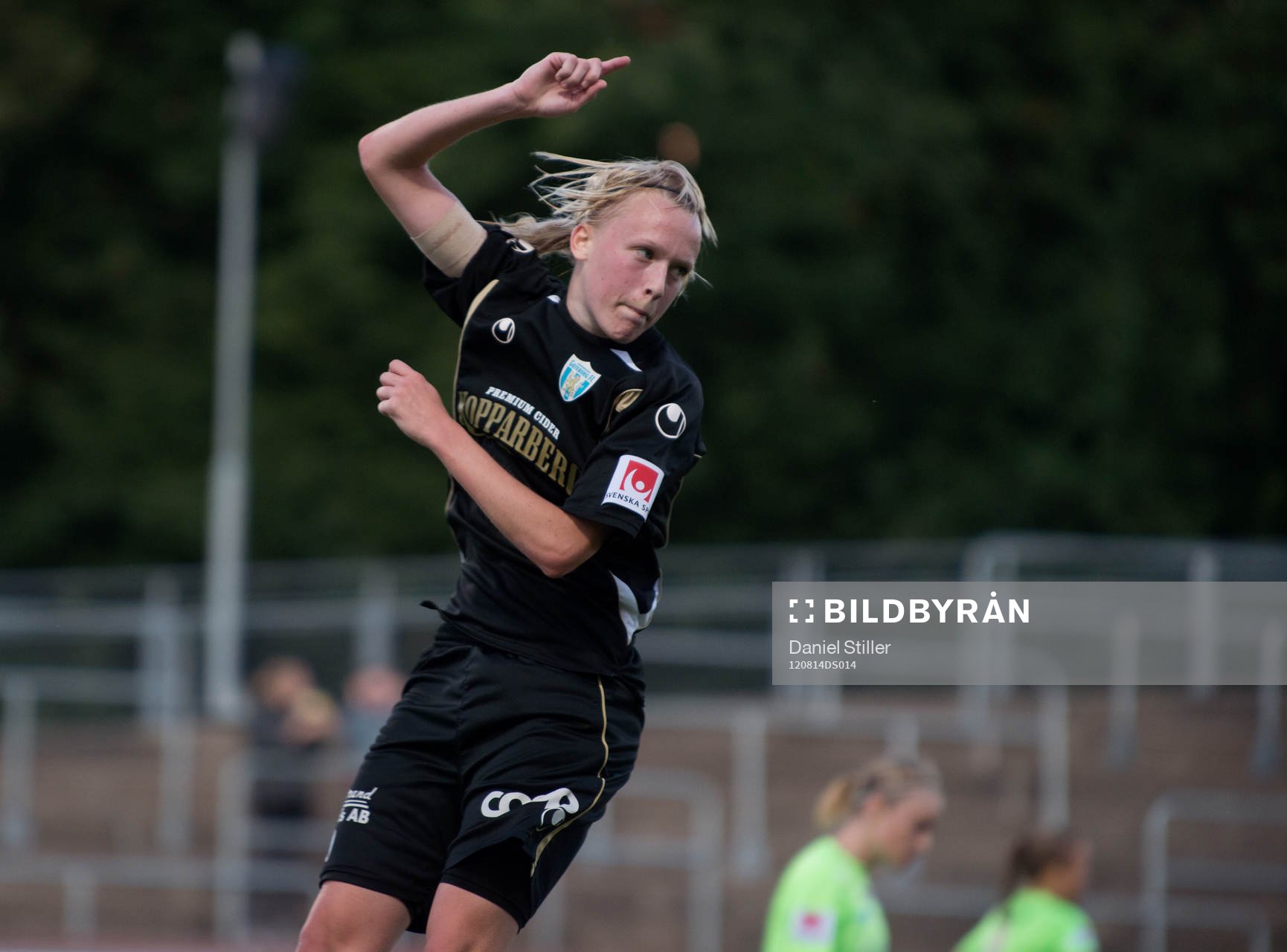 Linnea Liljegärd, Göteborg, gör 3-0, jubel