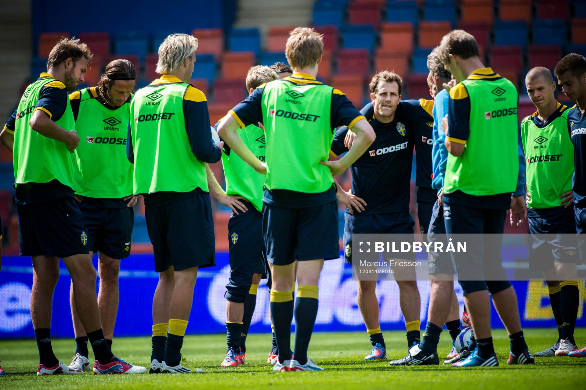 Sverige träning på Råsunda. Tobias Hysén, inkallad till