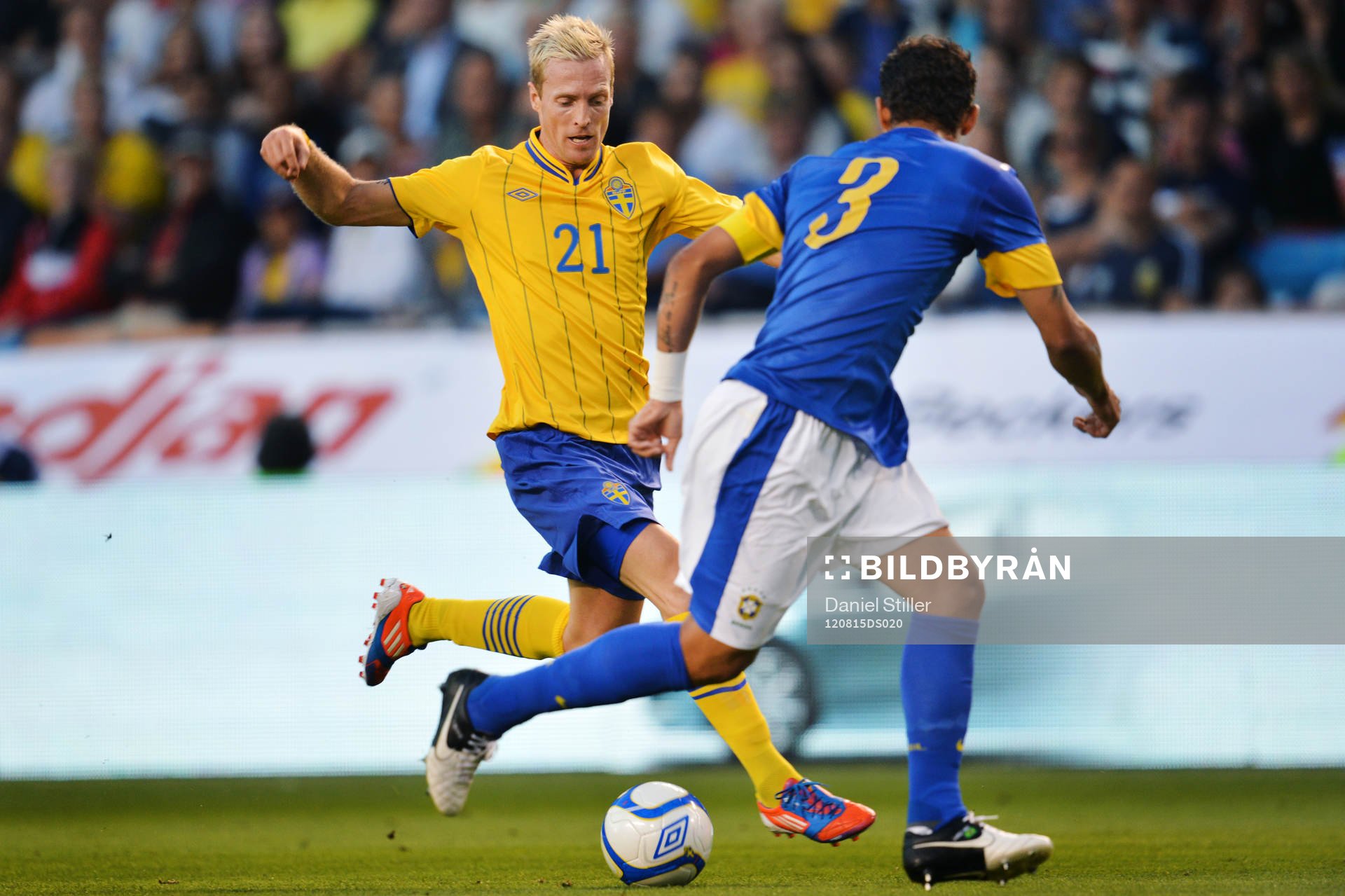 Christian Wilhelmsson, Sverige, Thiago Silva, Brasilien