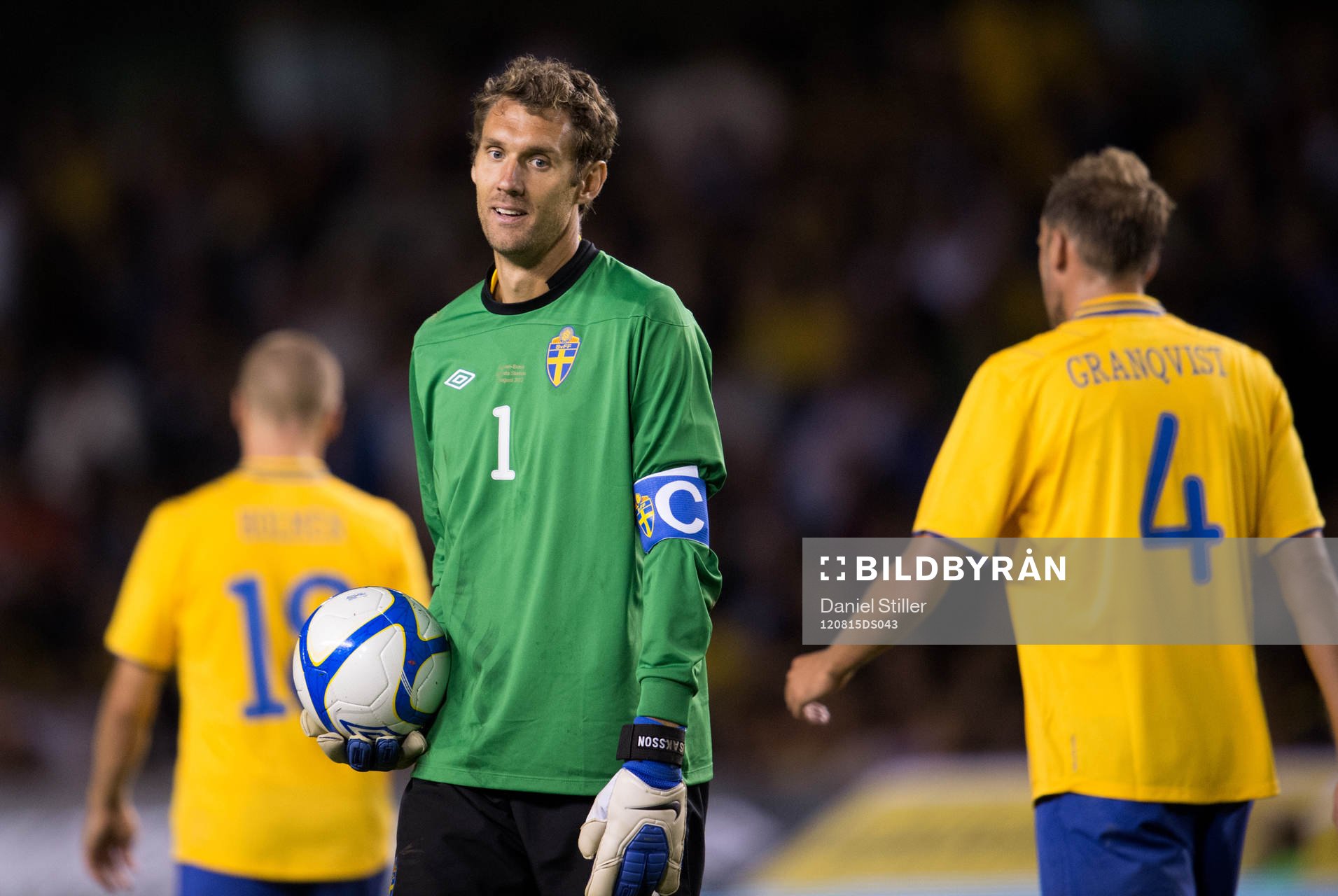 Andreas Isaksson, målvakt, Sverige. Deppar