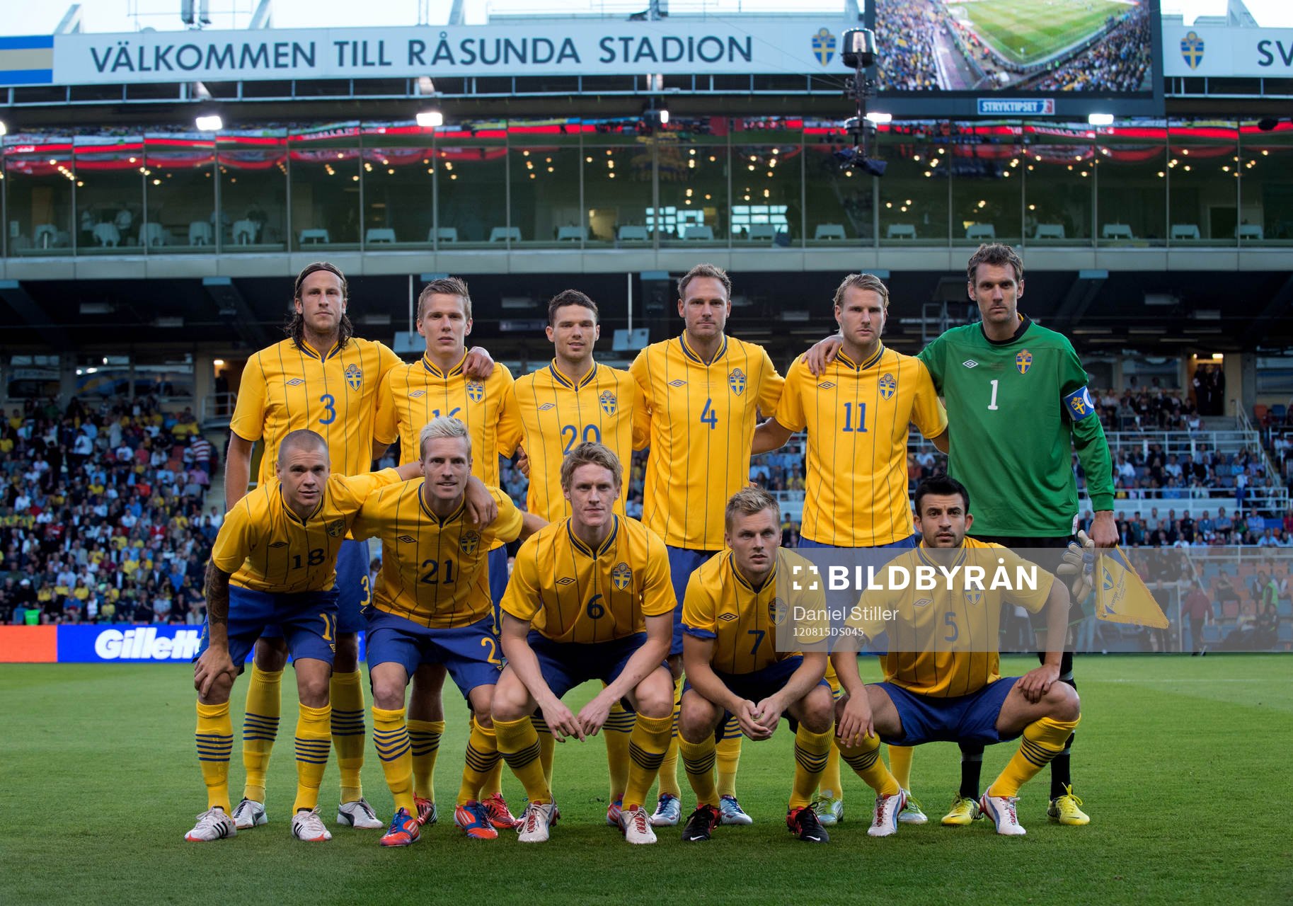 Fotboll, jubileumsmatch, Sverige - Brasilien