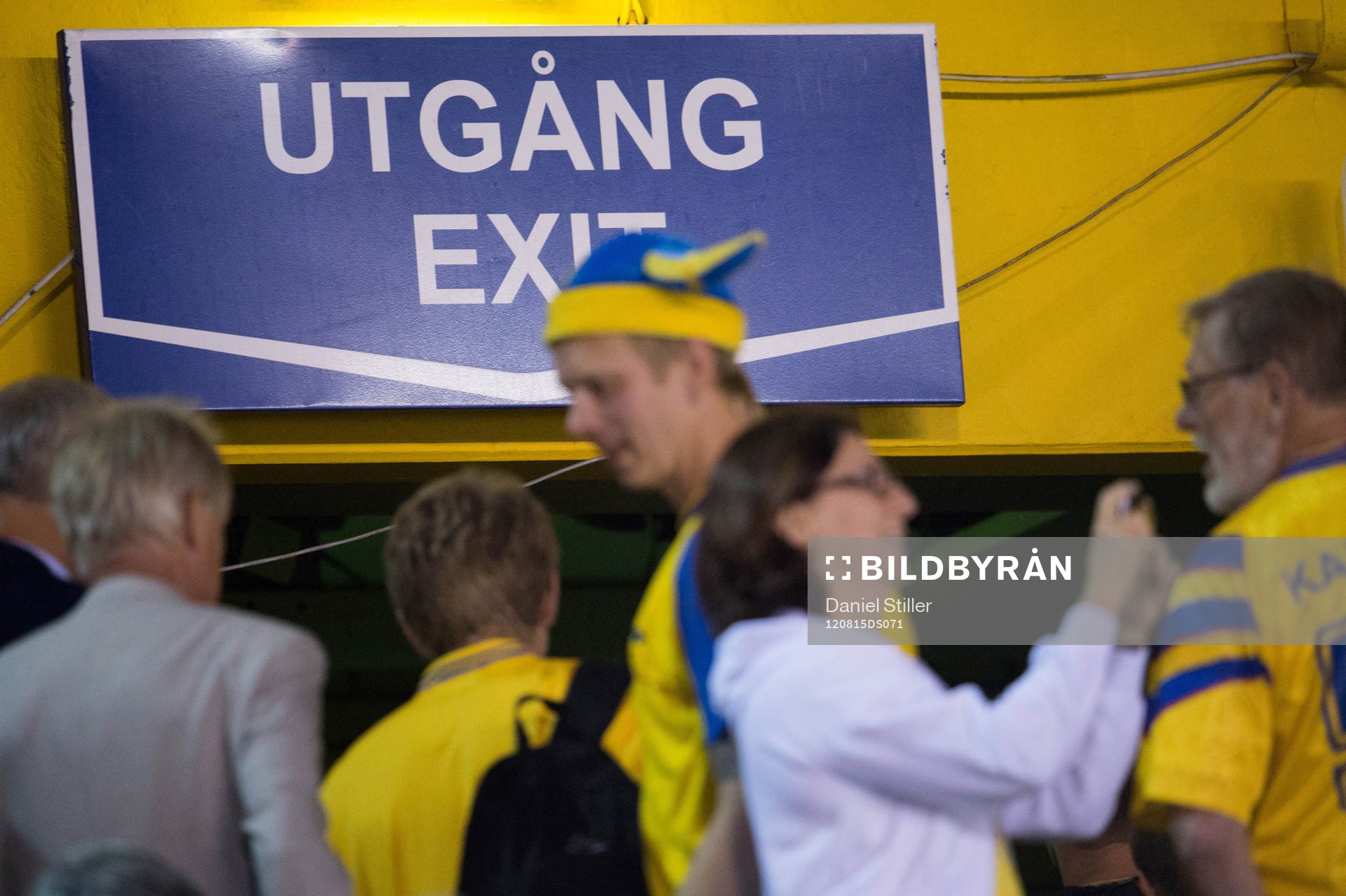 Exit Råsunda för sista gången