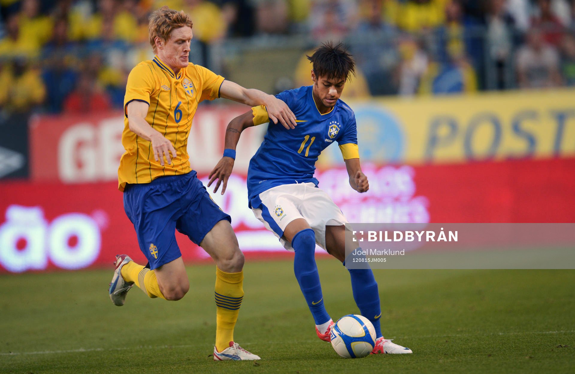 Rasmus Elm, Sverige, Neymar, Brasilien