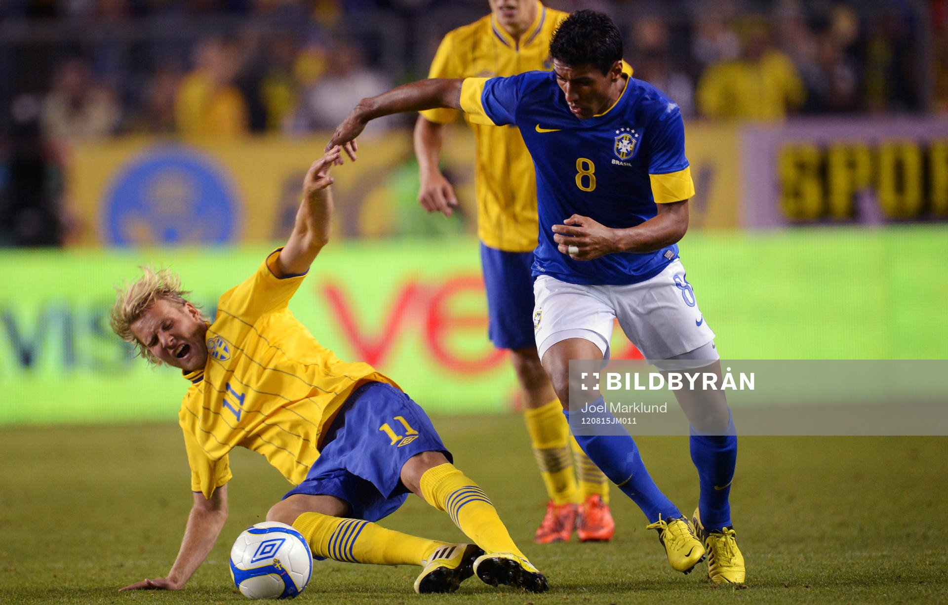 Ola Toivonen, Sverige, Paulinho, Brasilien