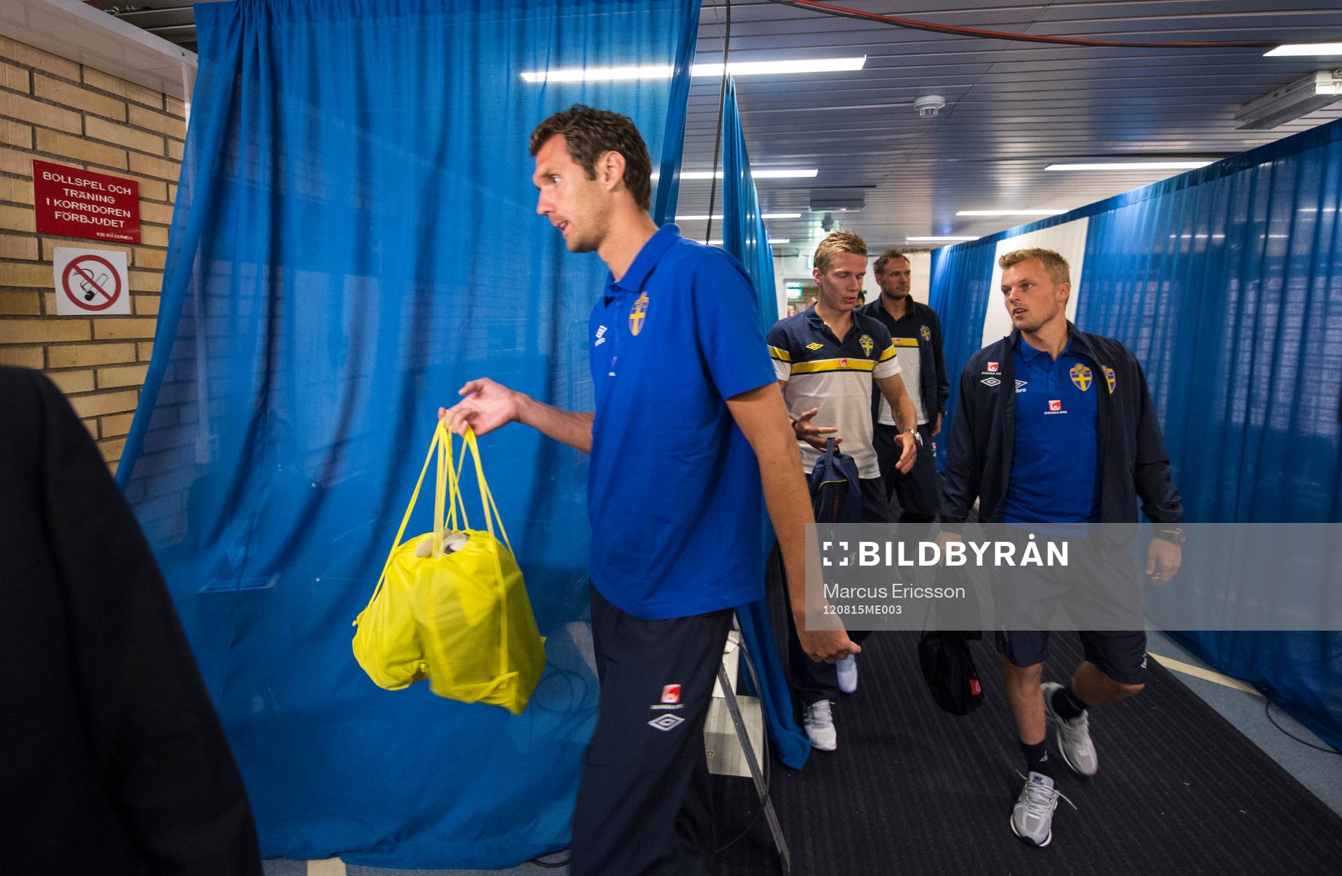 Andreas Isaksson, målvakt, Pontus Wernbloom och Sebastian