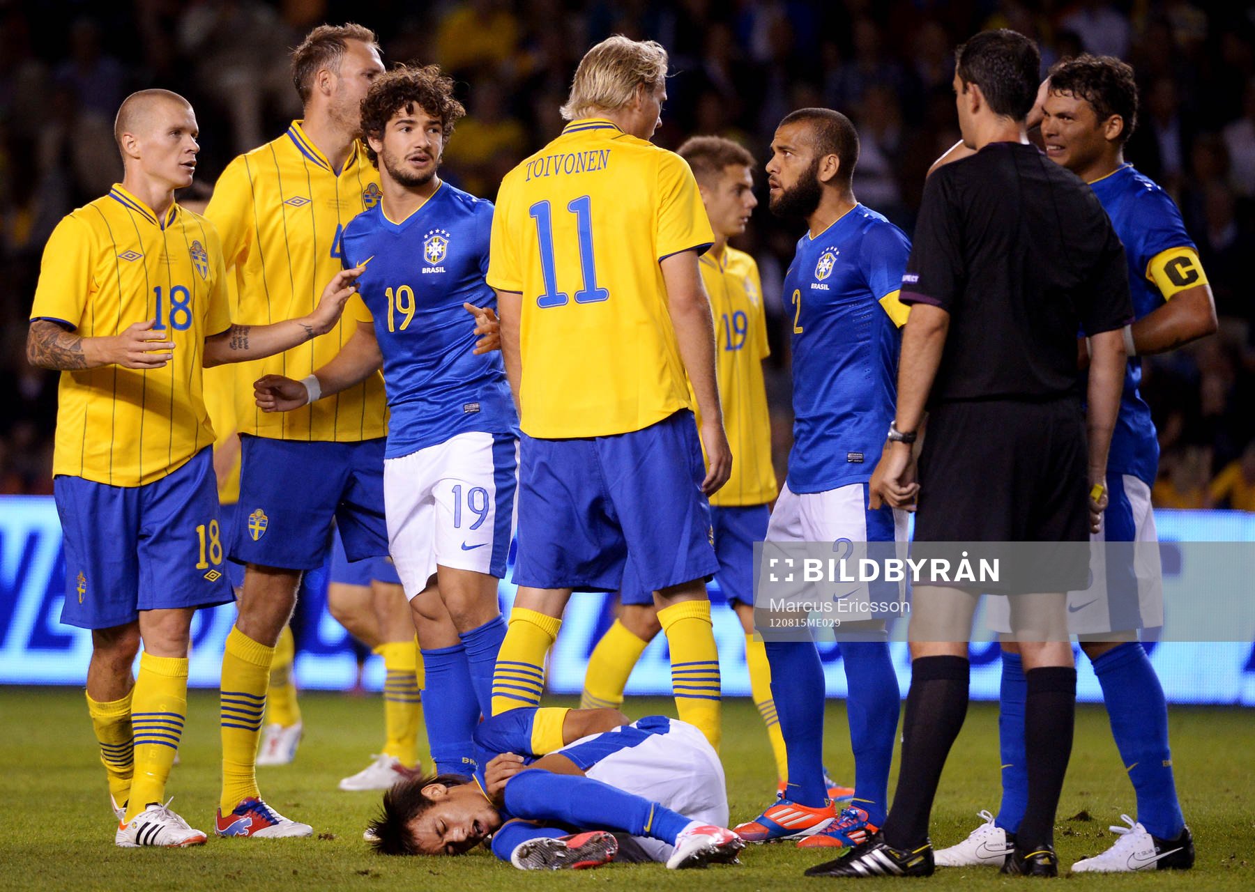 Neymar, Brasilien kapad