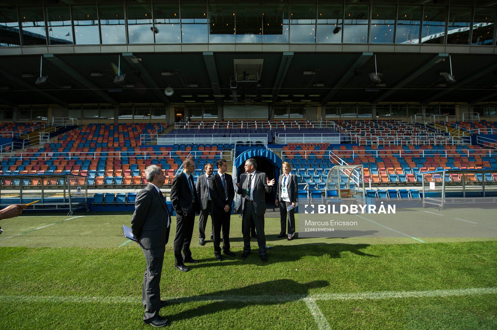Dokumentation av sista landskampen på Råsunda