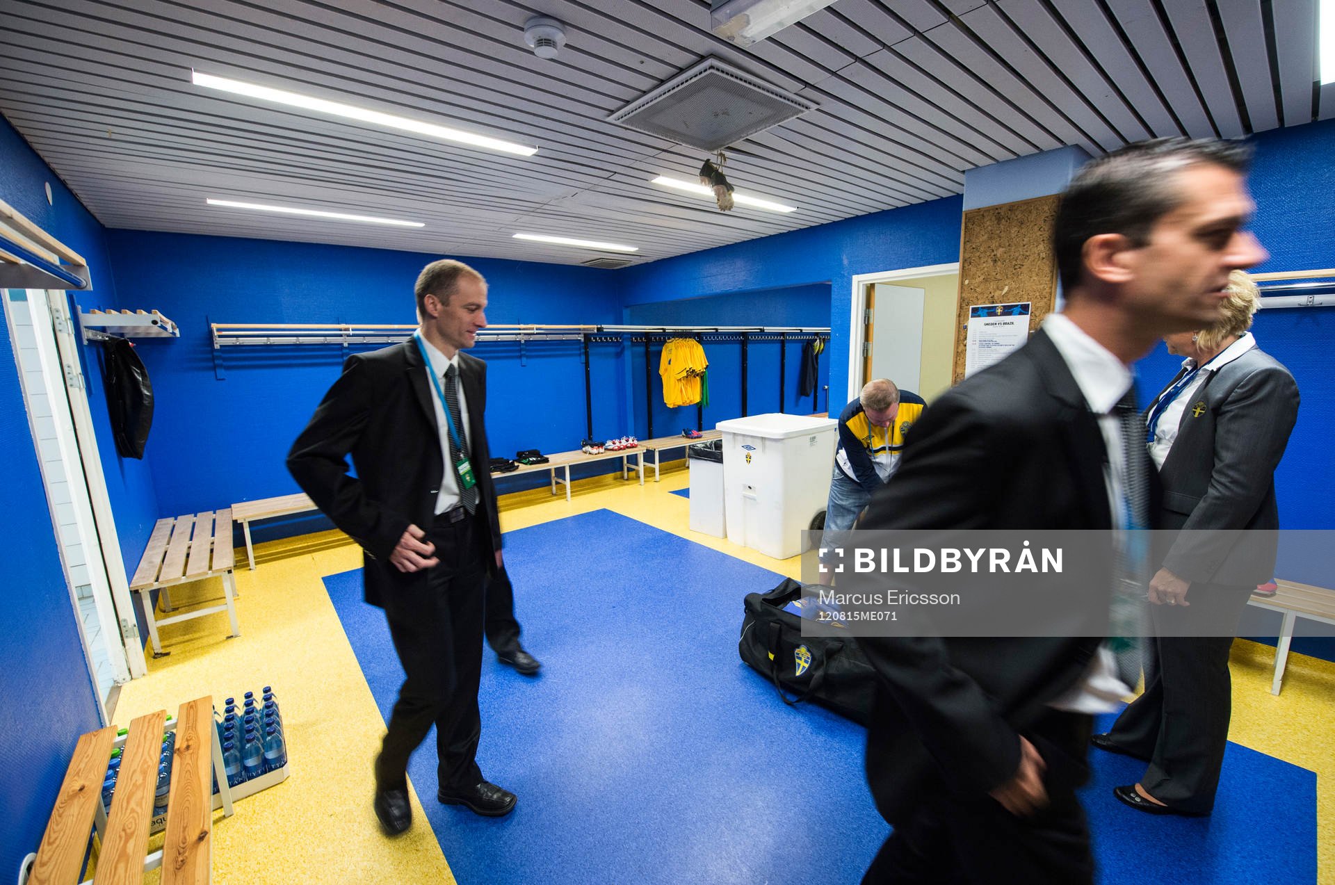 Dokumentation av sista landskampen på Råsunda