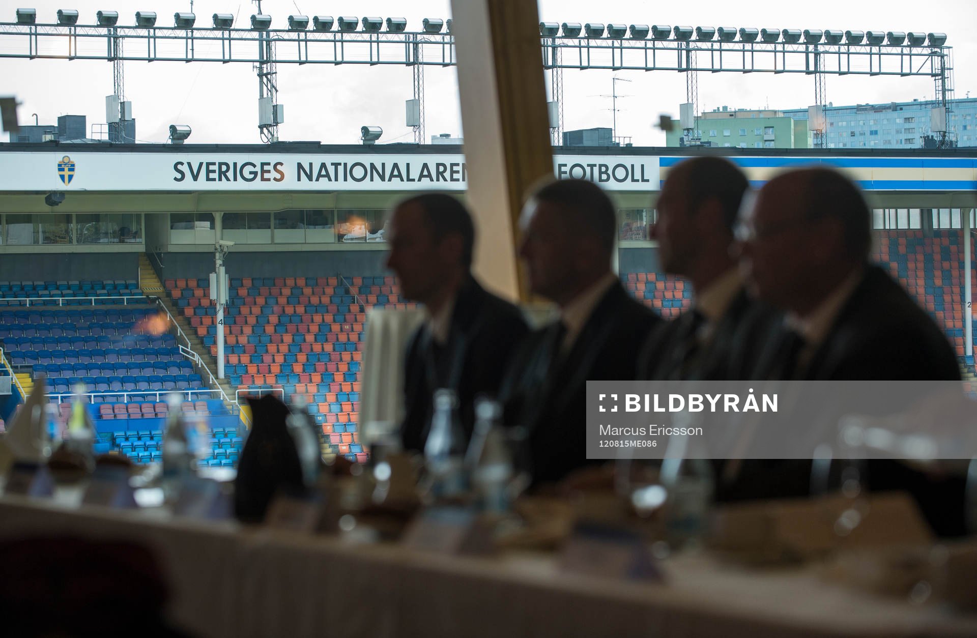 Dokumentation av sista landskampen på Råsunda