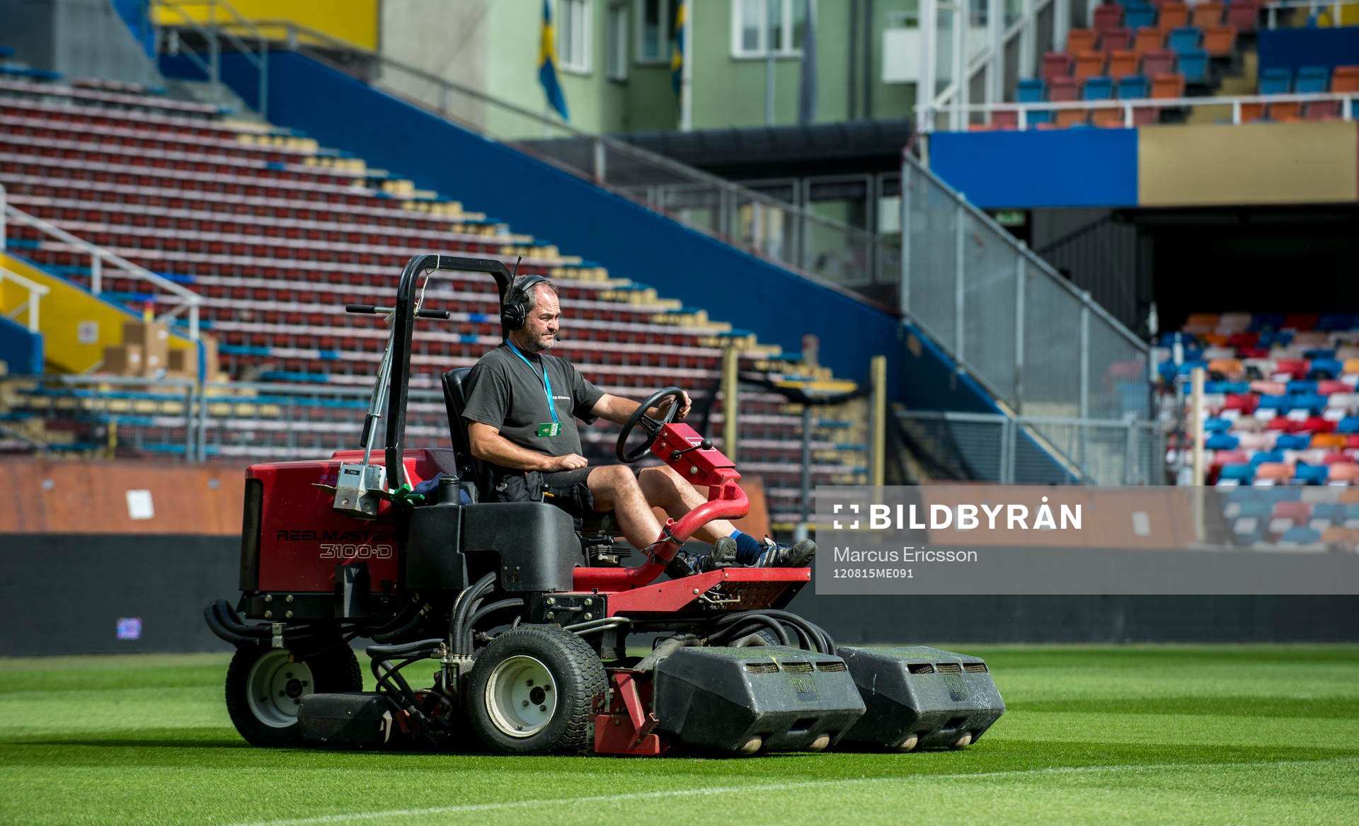 Dokumentation av sista landskampen på Råsunda