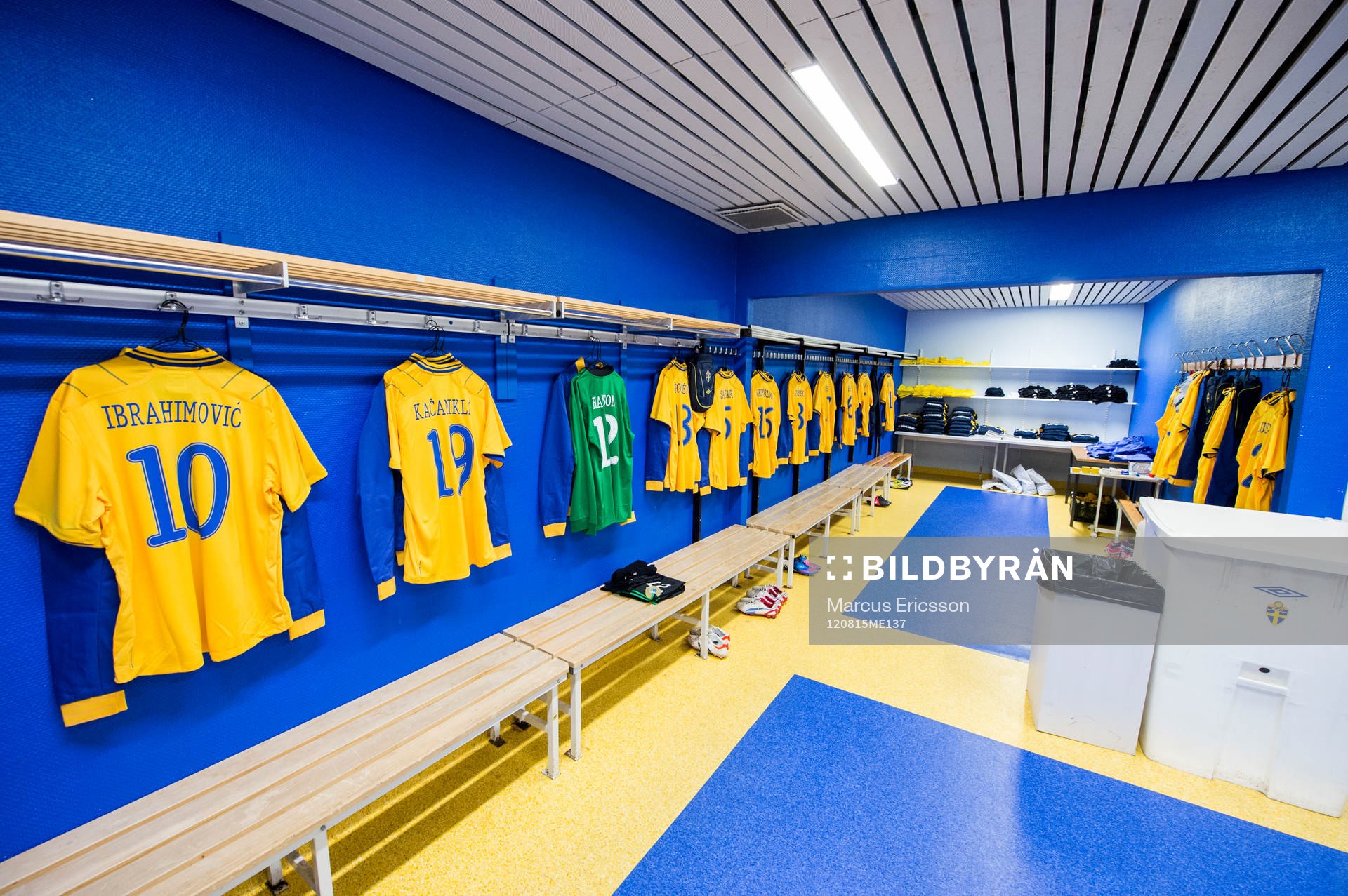 Dokumentation av sista landskampen på Råsunda