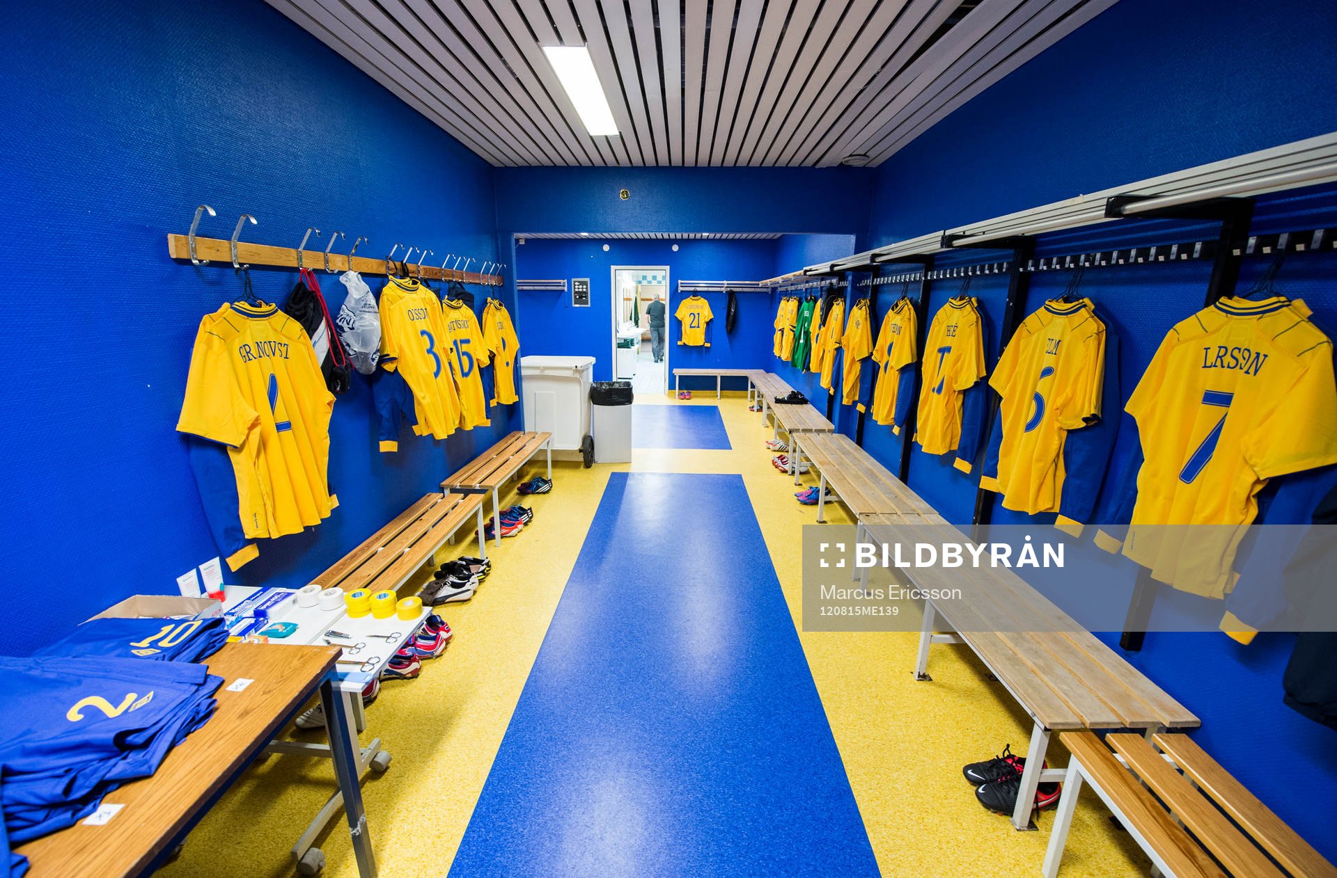 Dokumentation av sista landskampen på Råsunda