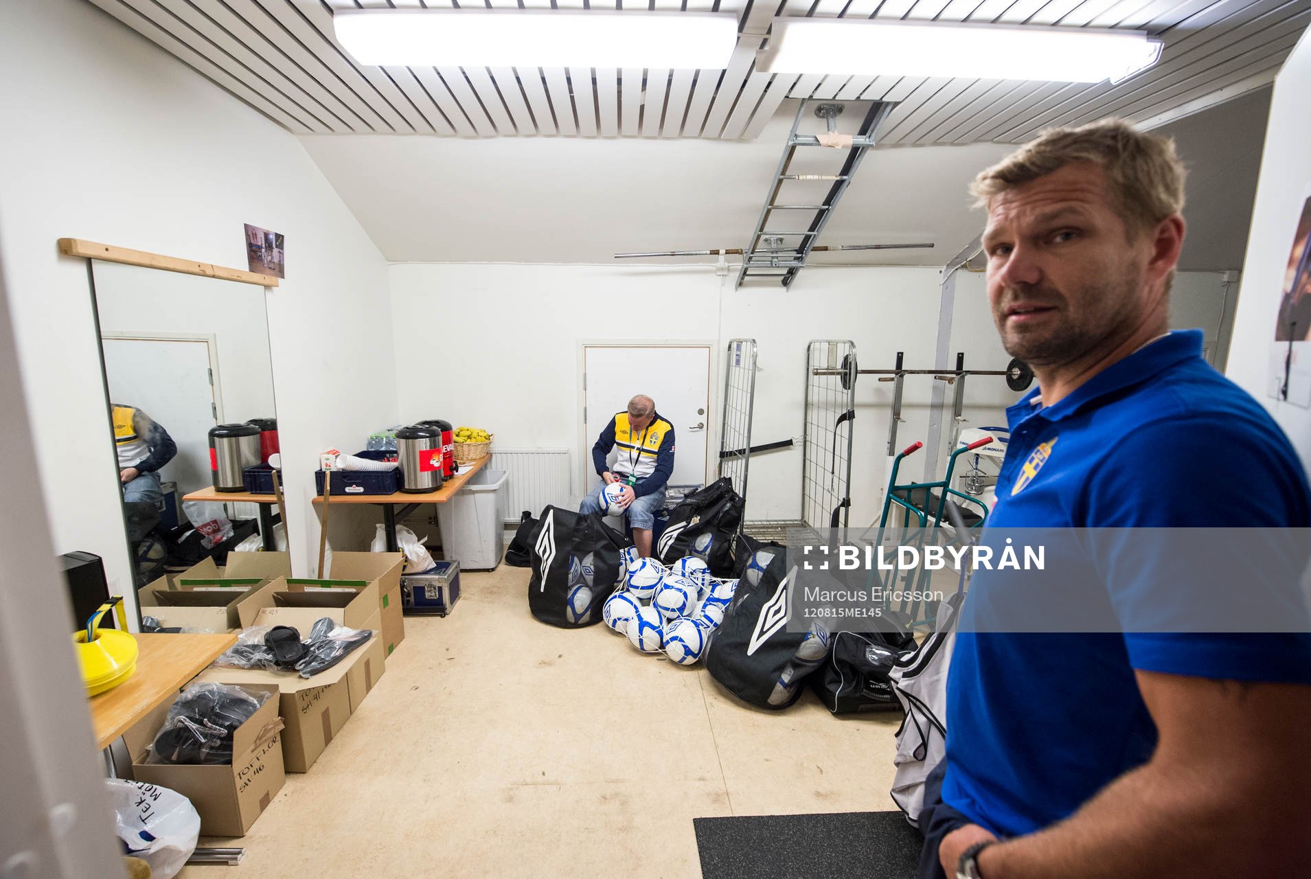 Dokumentation av sista landskampen på Råsunda