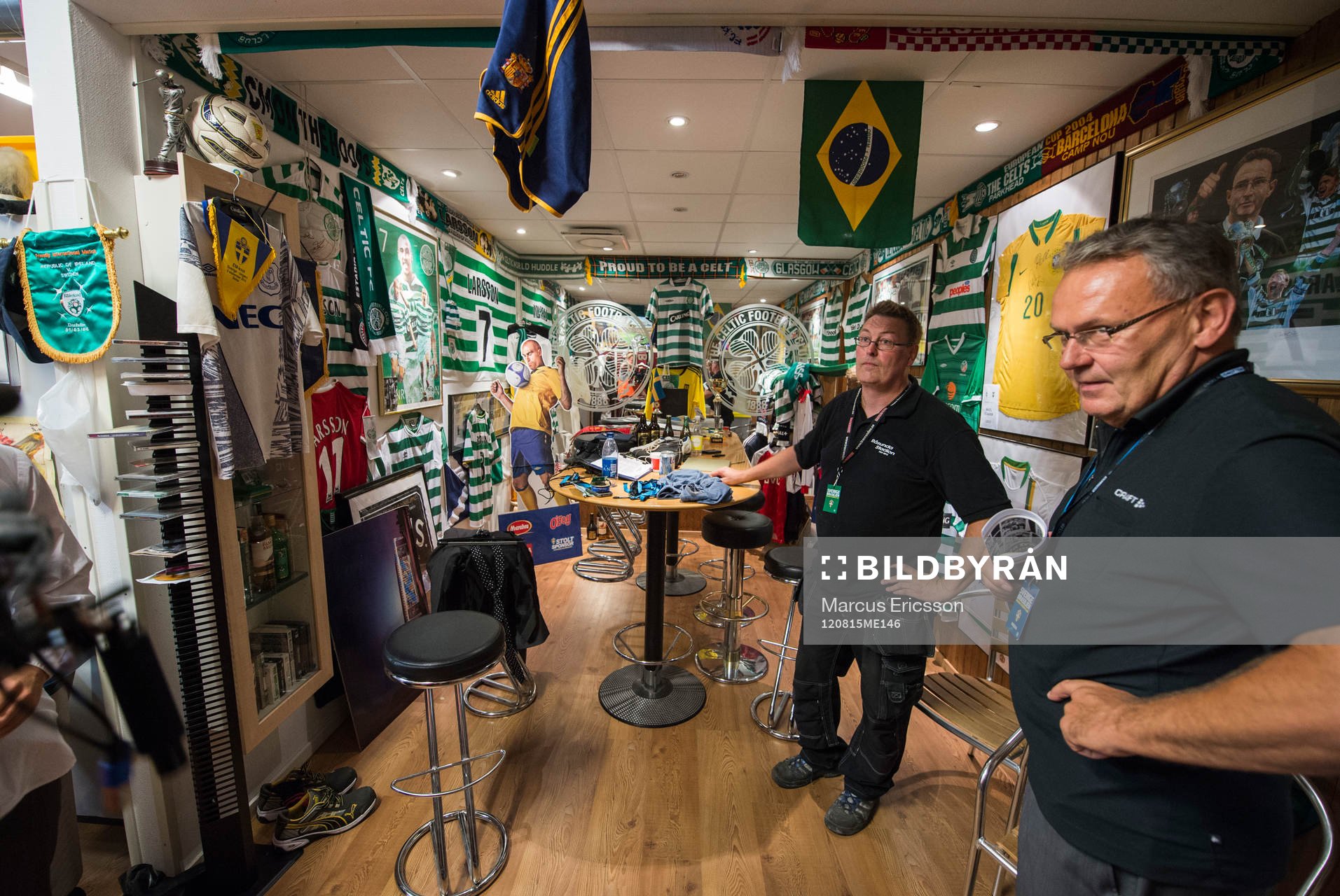Dokumentation av sista landskampen på Råsunda