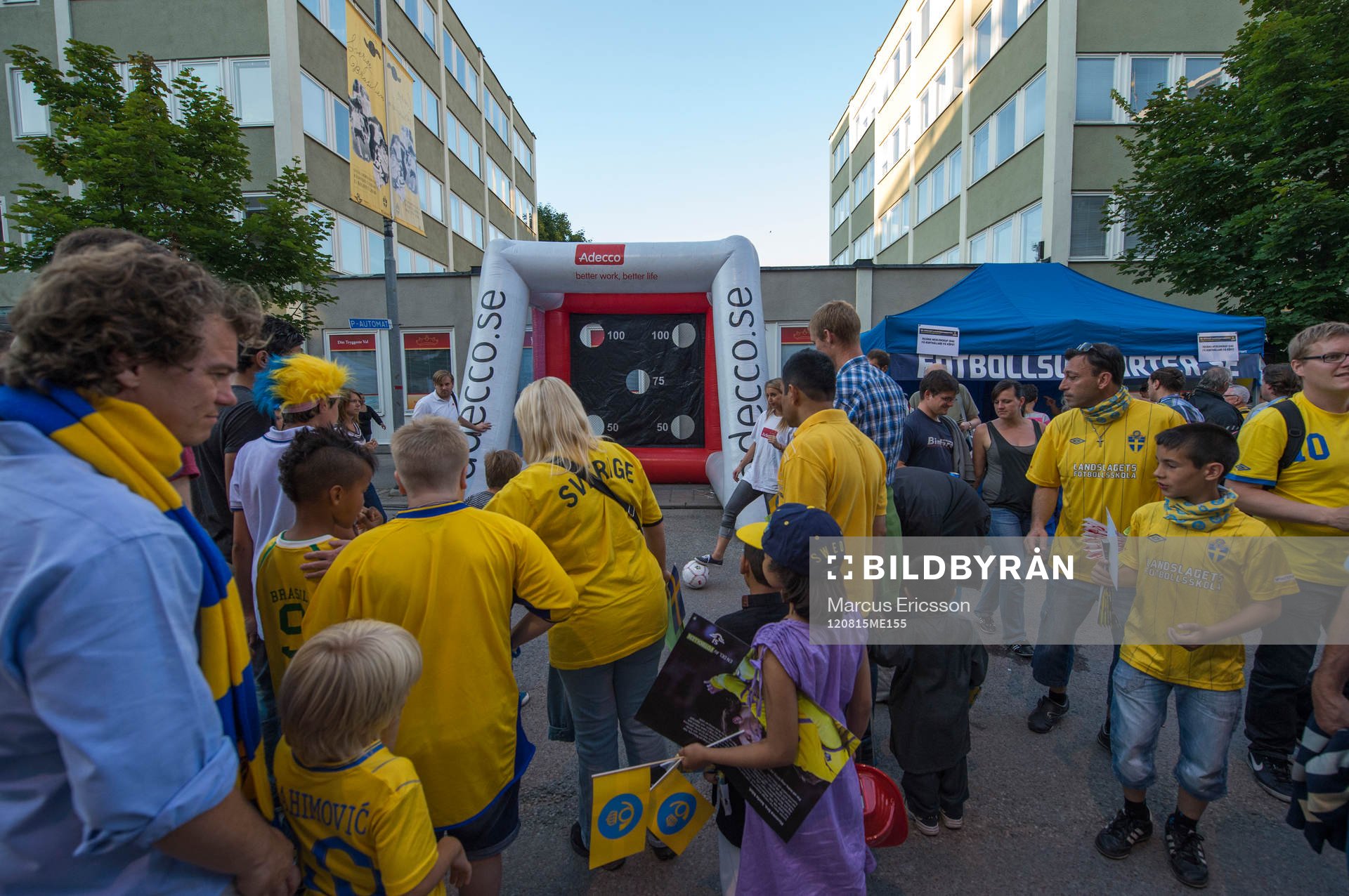 Fotboll, jubileumsmatch, Sverige - Brasilien