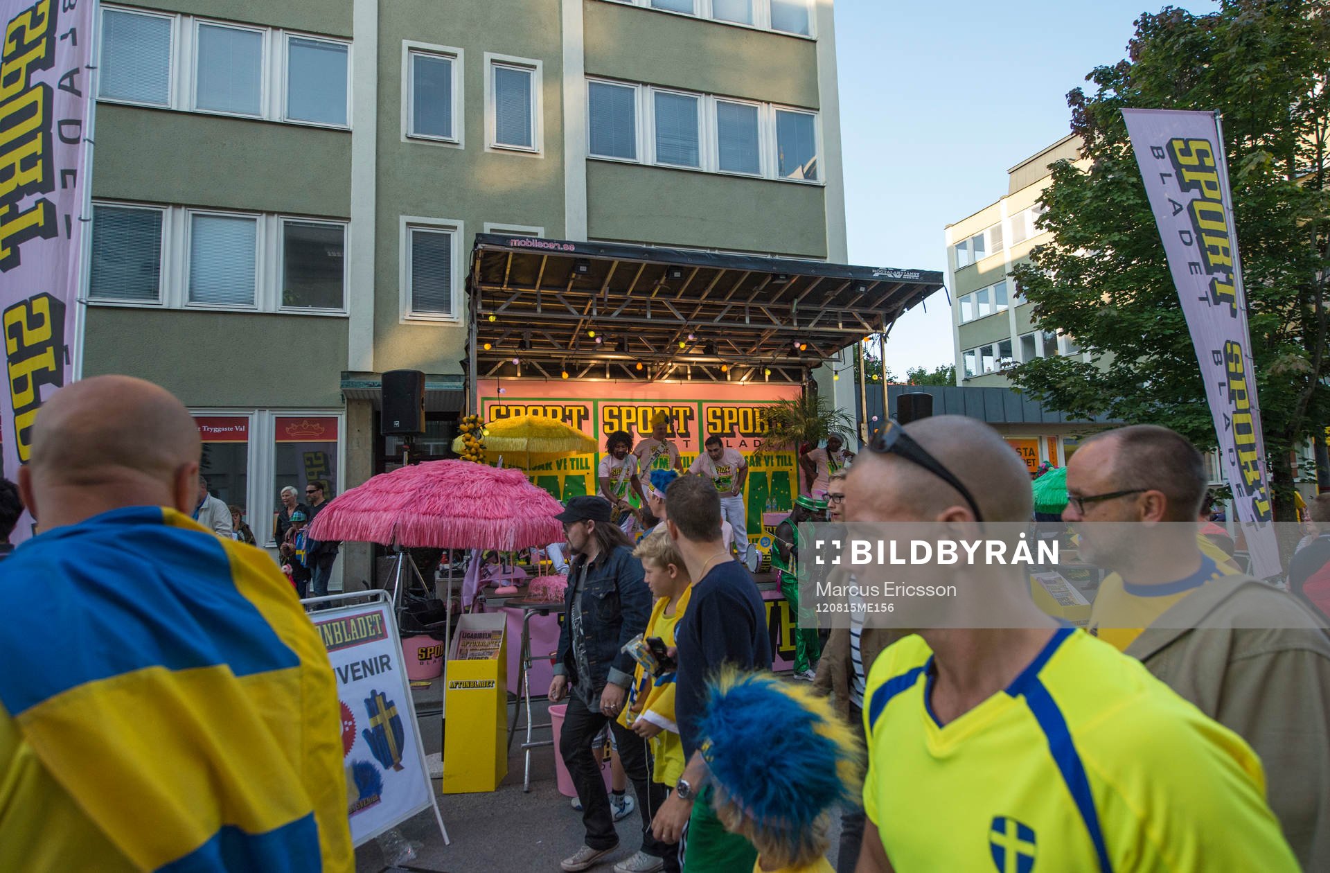 Fotboll, jubileumsmatch, Sverige - Brasilien