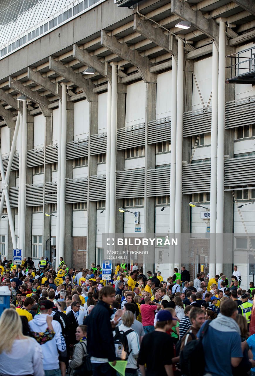 Fotboll, jubileumsmatch, Sverige - Brasilien