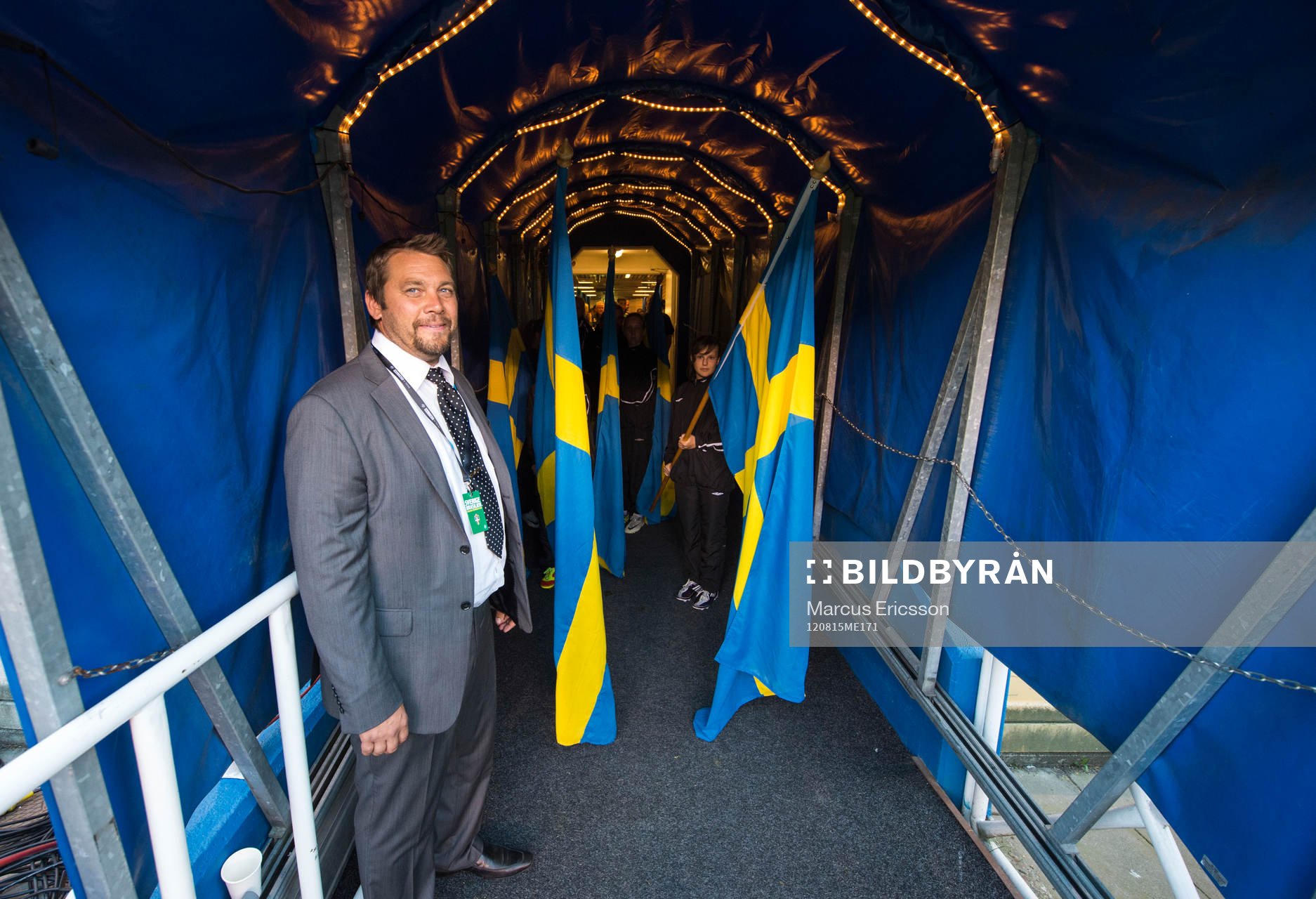 Fotboll, jubileumsmatch, Sverige - Brasilien