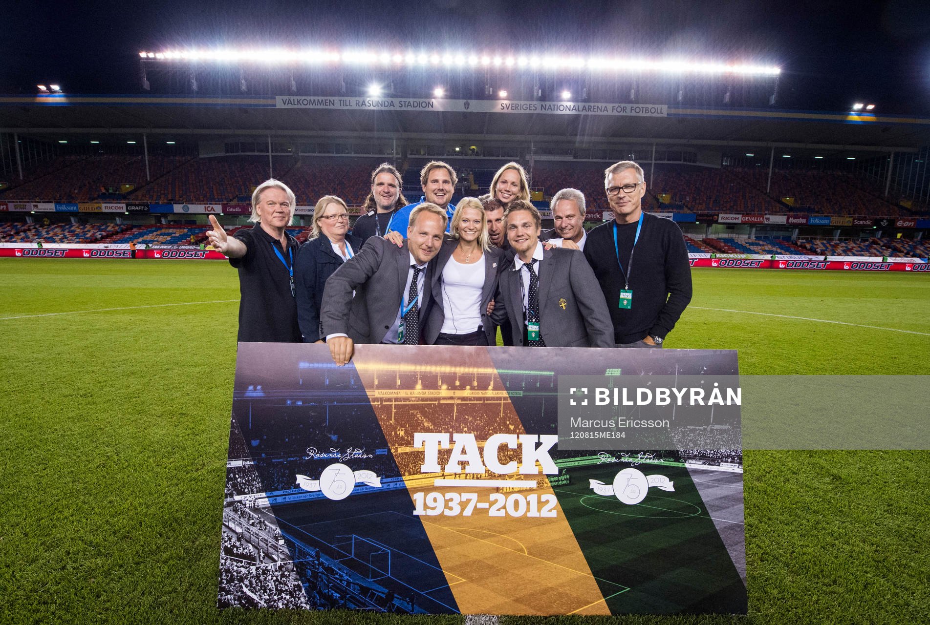 Fotboll, jubileumsmatch, Sverige - Brasilien