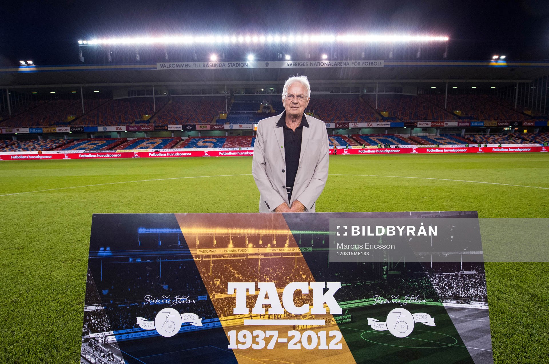 Fotboll, jubileumsmatch, Sverige - Brasilien