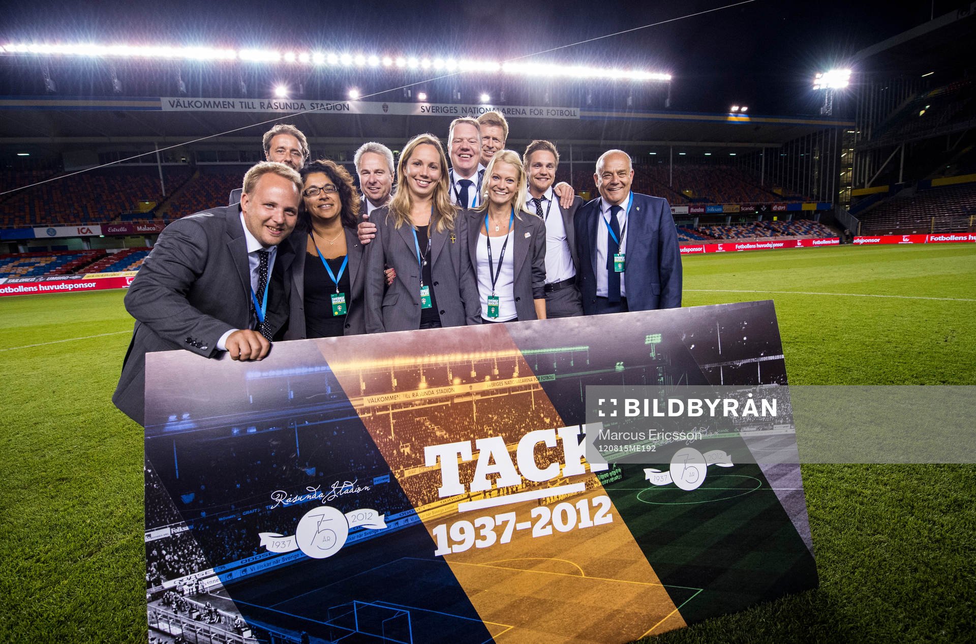 Fotboll, jubileumsmatch, Sverige - Brasilien