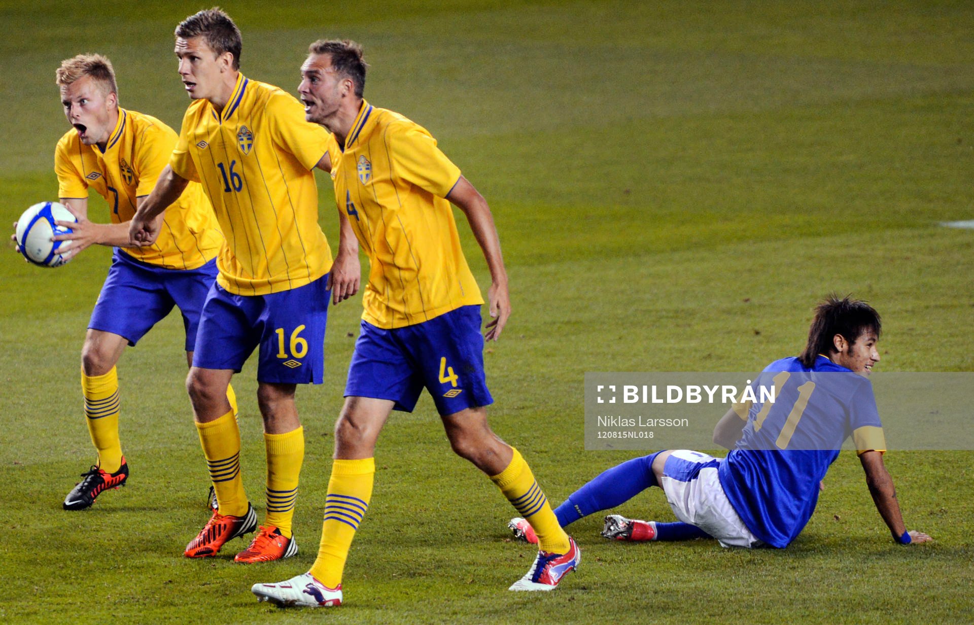 Sebastian Larsson, Pontus Wernbloom, Andreas Granqvist,