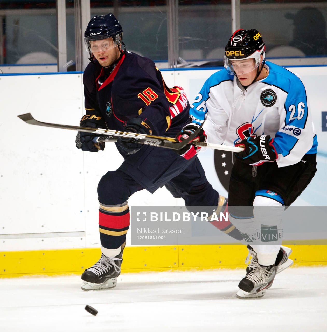 Michael Holmqvist, Djurgården och Melvin Merola, Fribourg