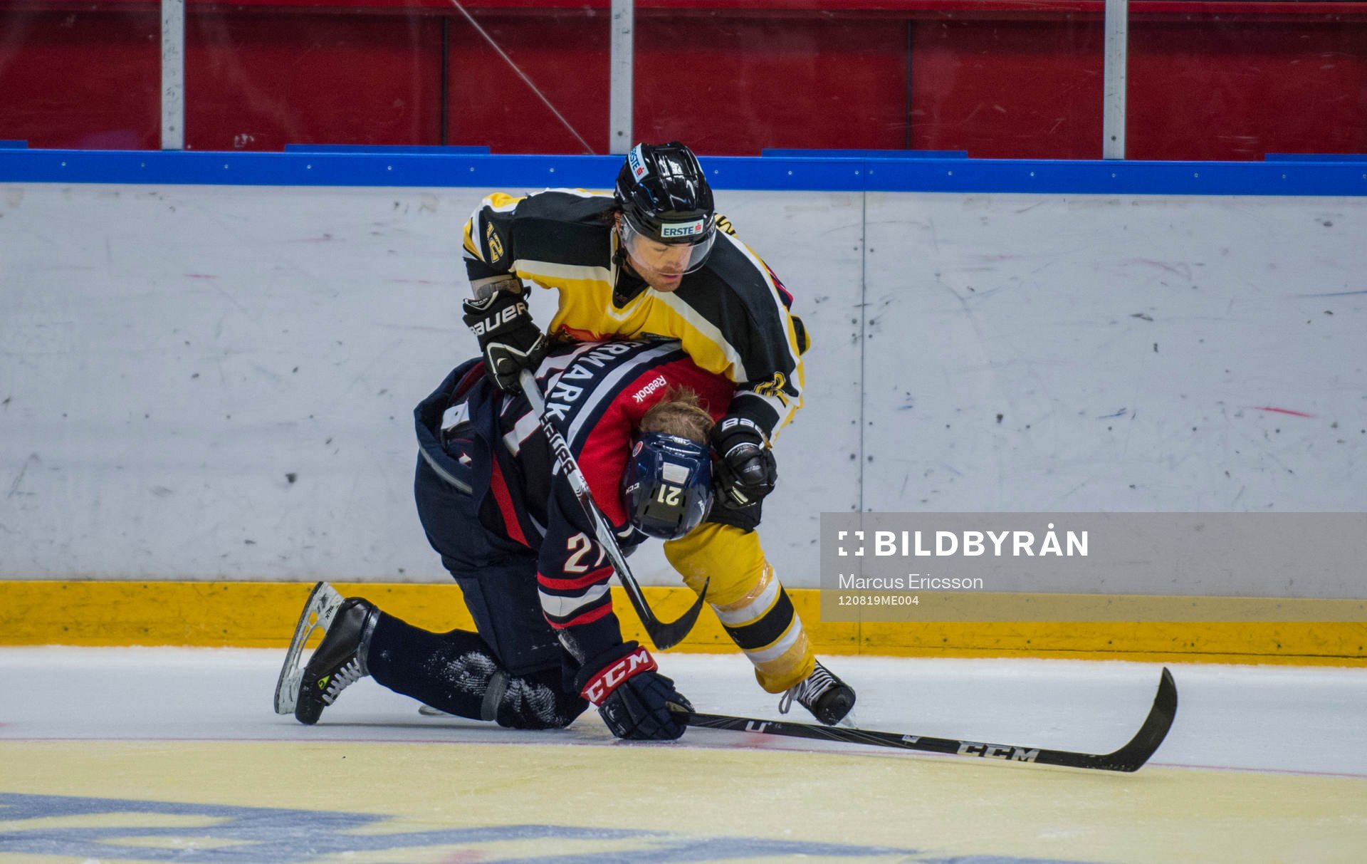 Brock McBride, Vienna Capitals och Joachim Nermark,