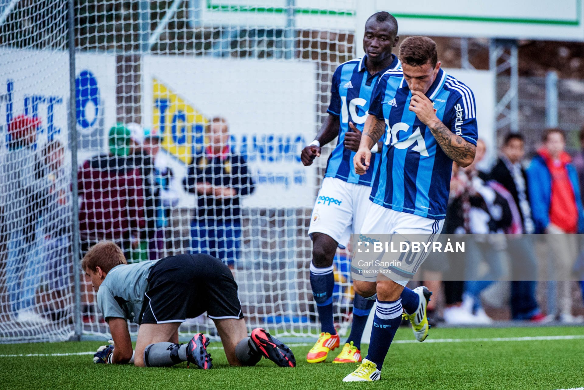 Erton Fejzullahu, Djurgården, jubel, 1-0