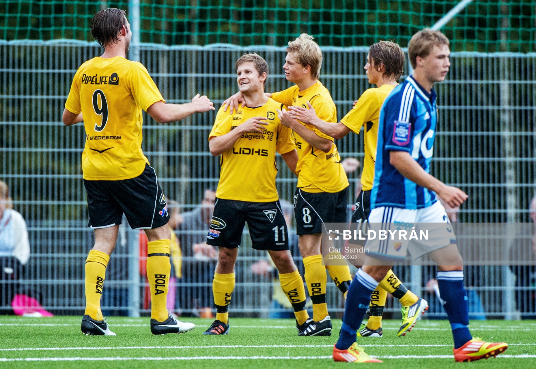 Jimmy Arnesson, Dalstorp, jubel, 1-2 på straff