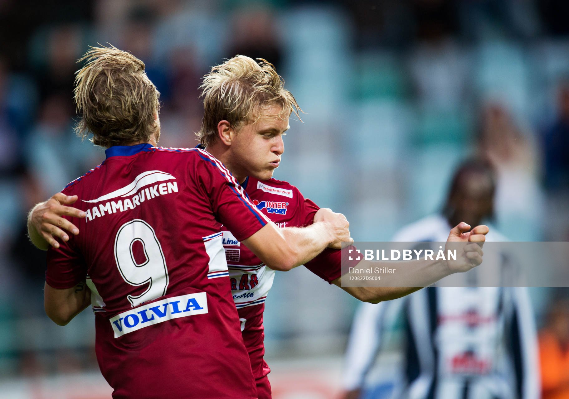 Johan Hedman, Örgryte, gör matchens enda mål, jubel