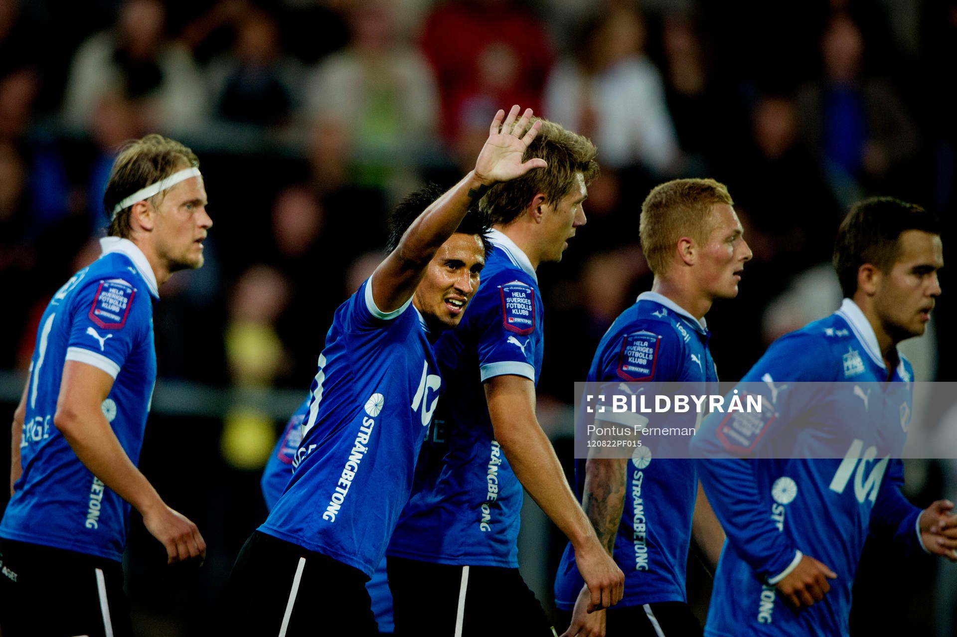 Antonio Rojas, Halmstad, jubel, 3-0