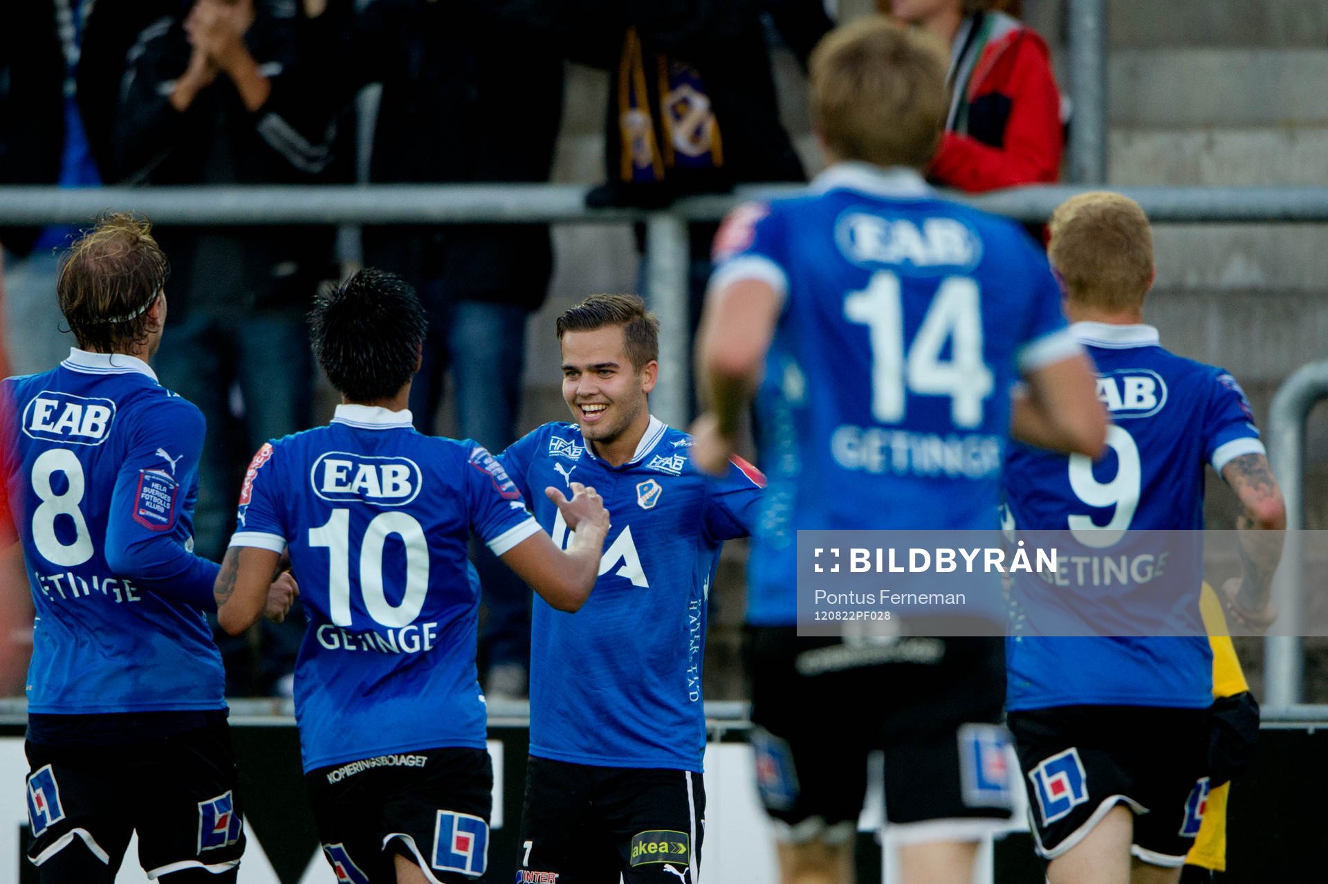 Kristinn Steindórsson, Halmstad, jubel, 1-0