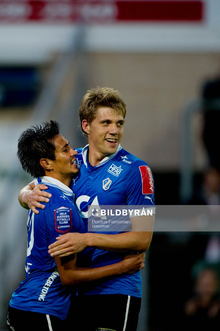 Antonio Rojas, jubel, Mikael Boman, Halmstad