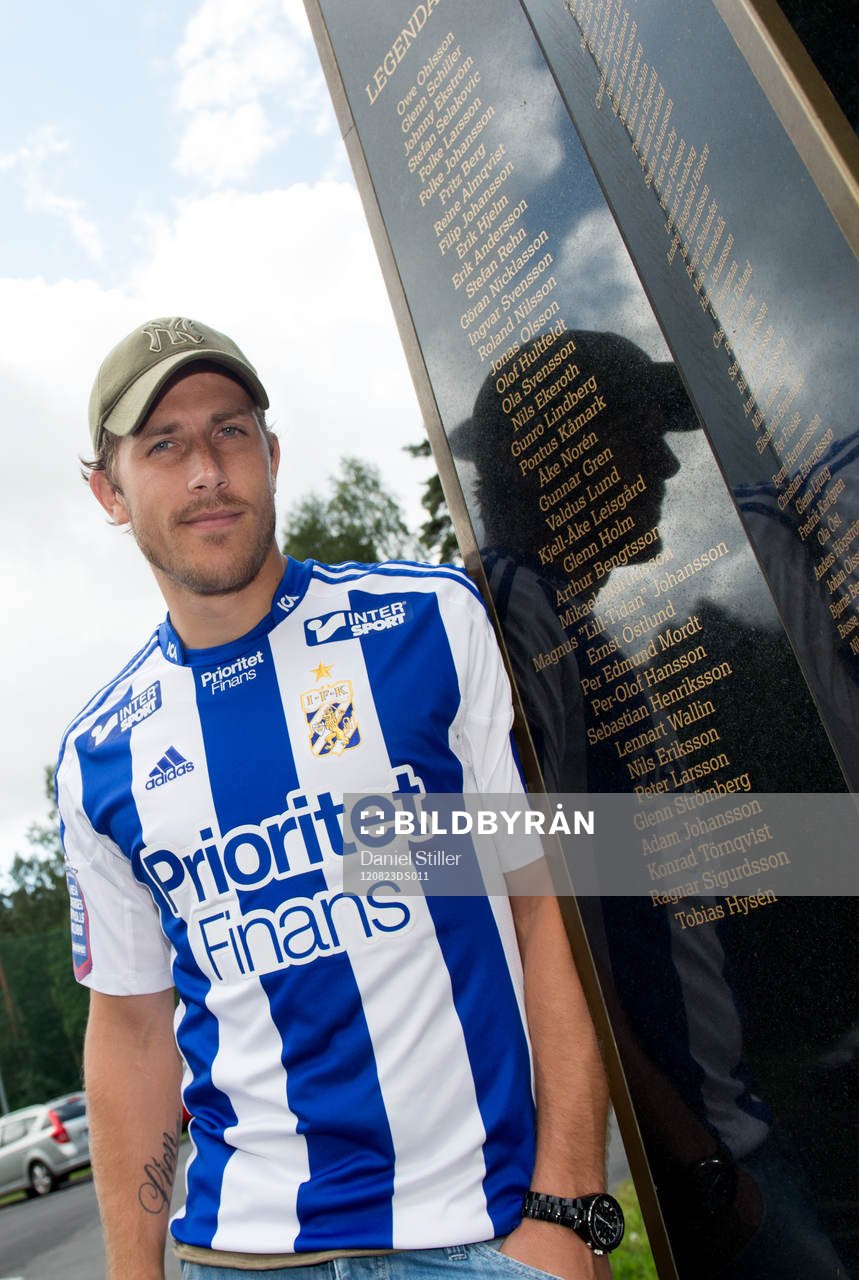 Tobias Hysén får sitt namn på IFK-stenen