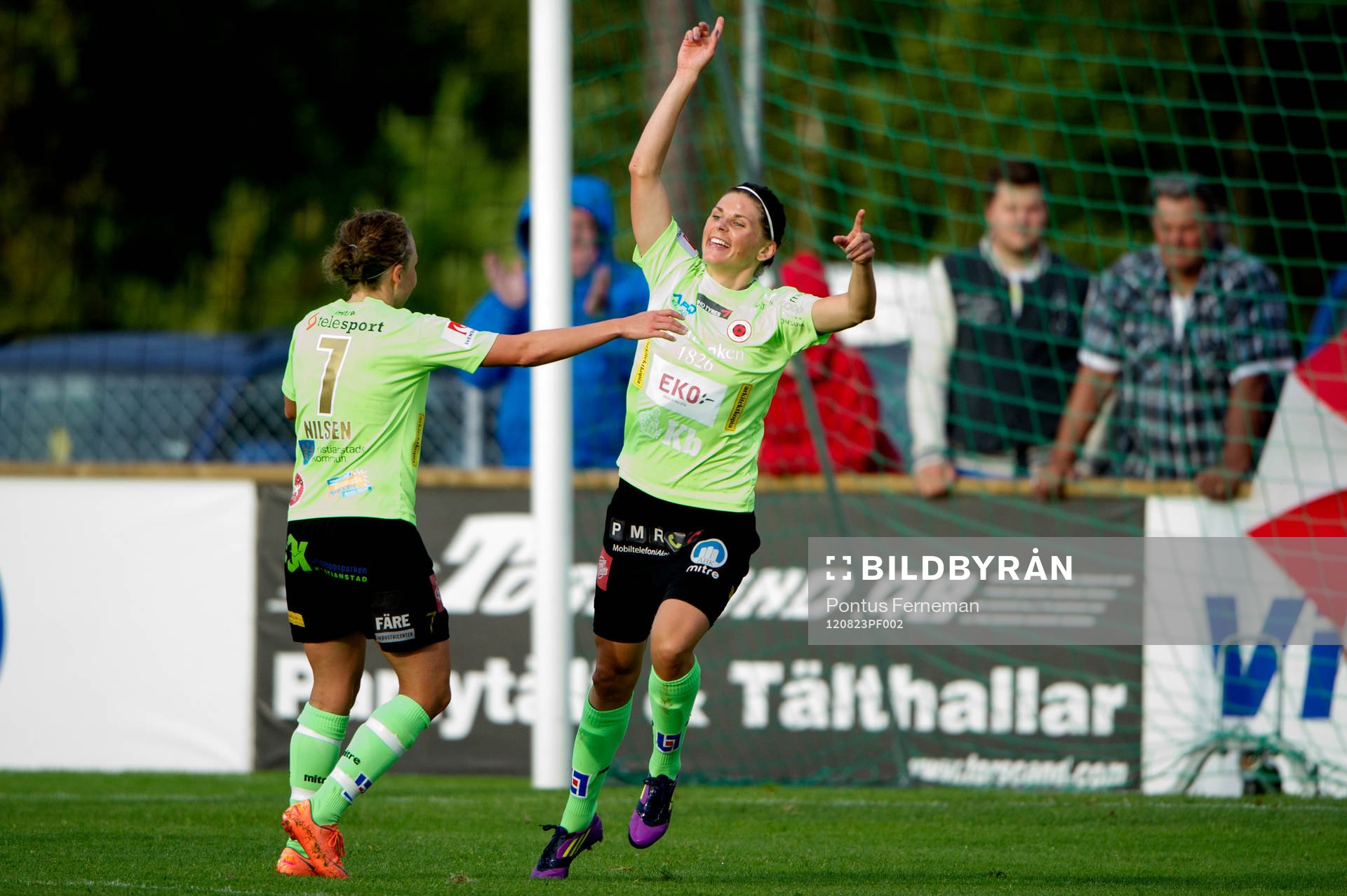 Susanne Moberg, Kristianstad, jubel, 1-0