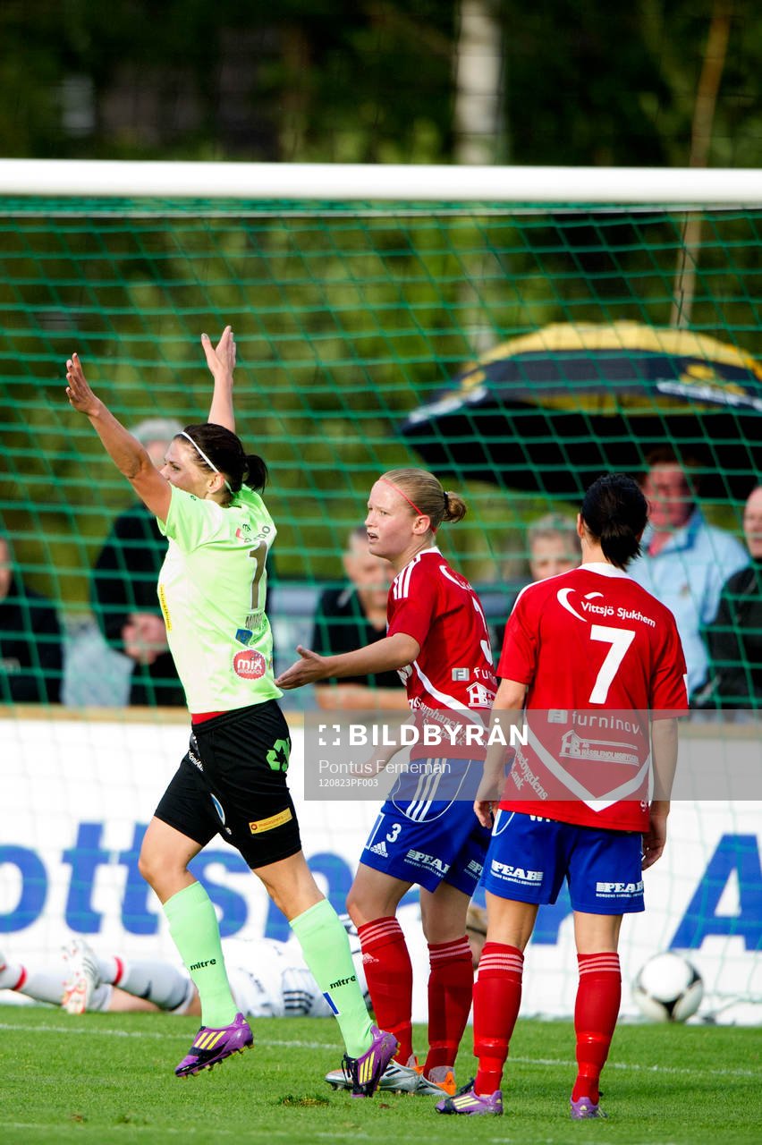 Susanne Moberg, Kristianstad, jubel, 1-0
