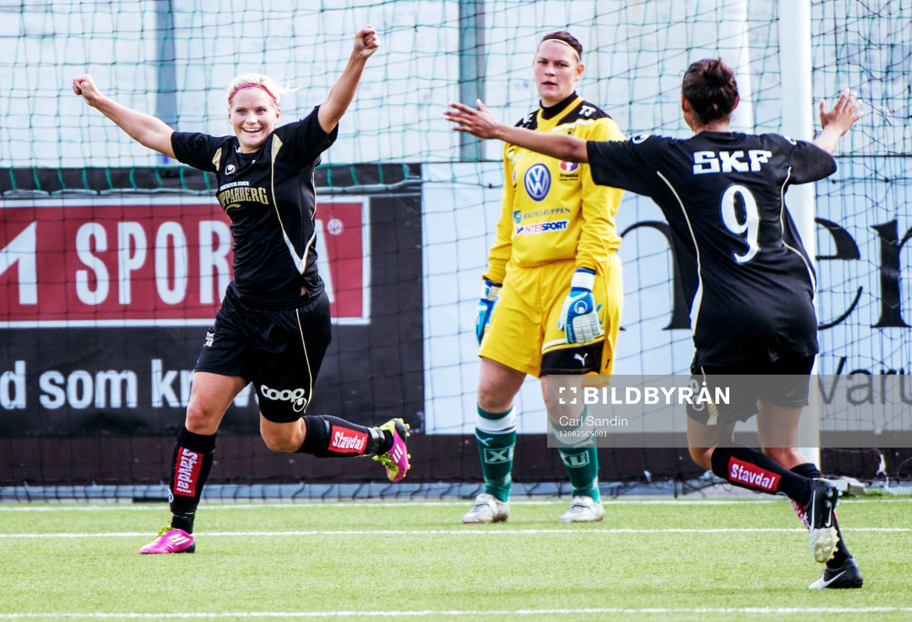 Sara Lindén, Göteborg, jubel, 1-0