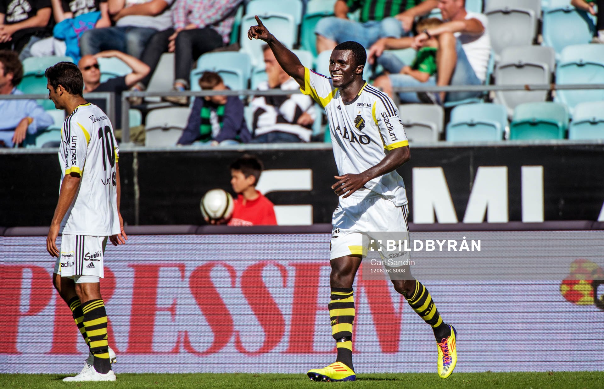 Kwame Karikari, AIK, jubel, 0-1