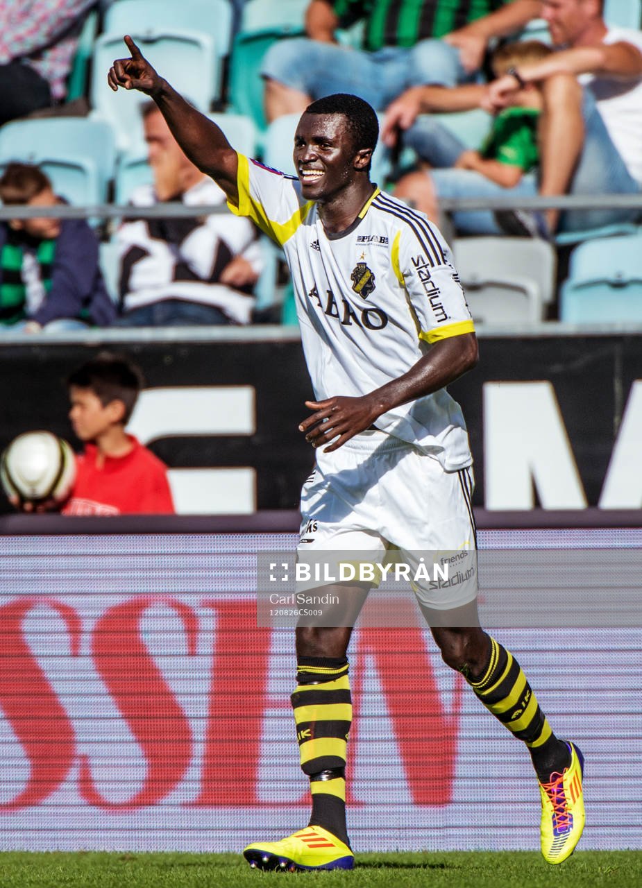 Kwame Karikari, AIK, jubel, 0-1