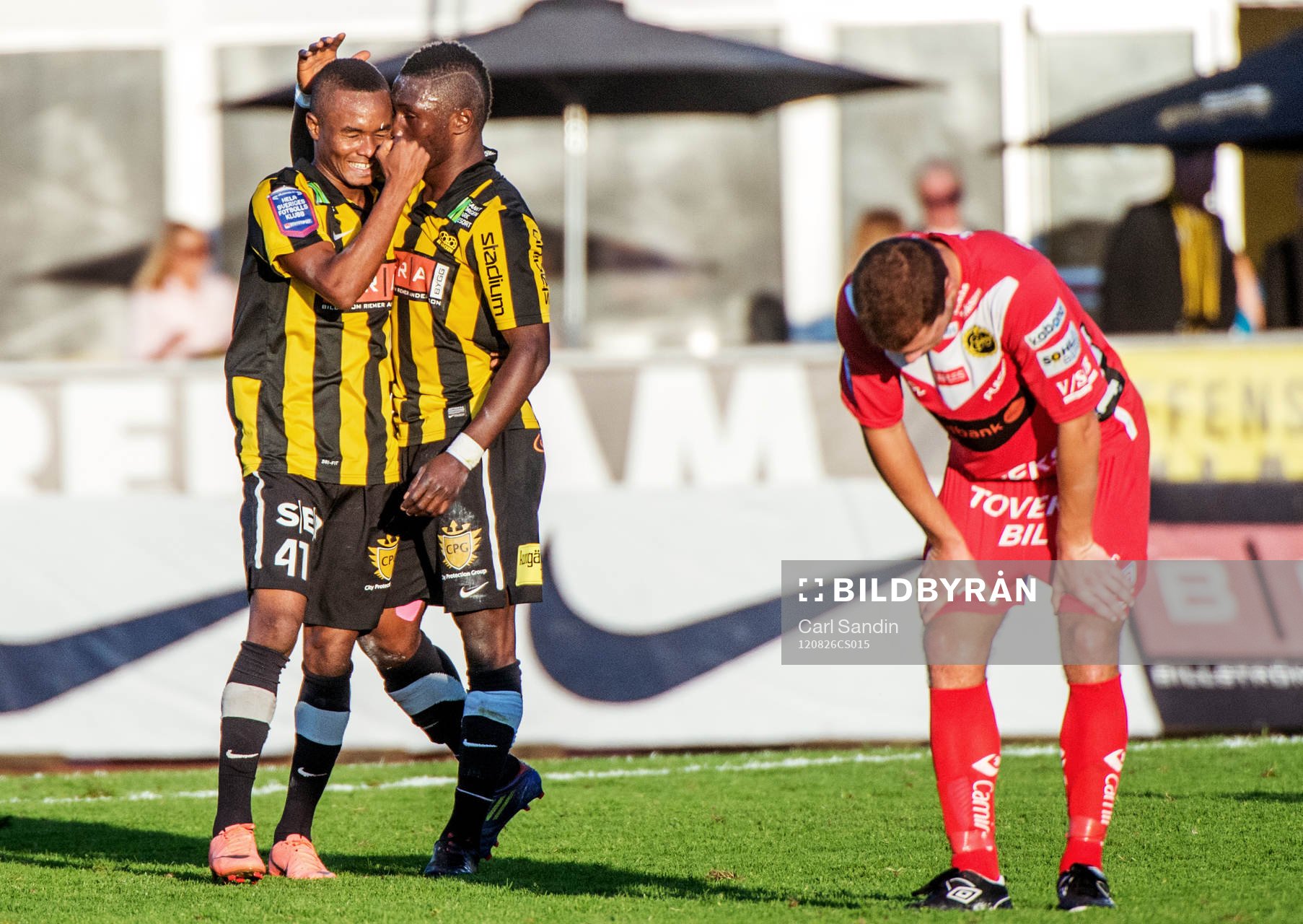Nasiru Mohammed, Waris Majeed, Häcken, jubel