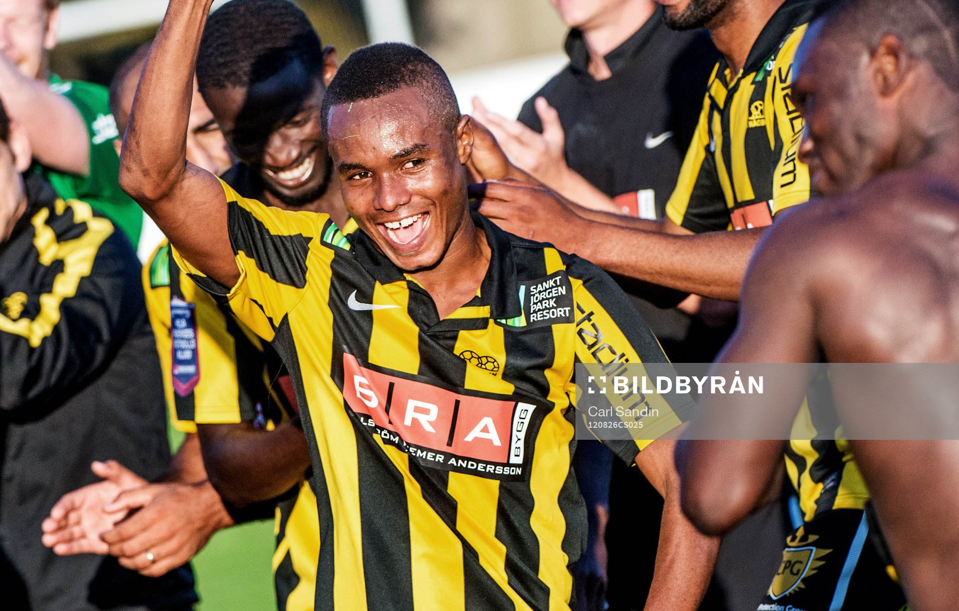Nasiru Mohammed, Häcken, jubel, dans