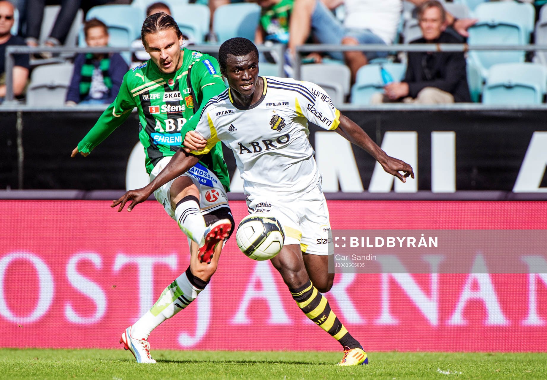 Erik Johansson, GAIS, Kwame Karikari, AIK