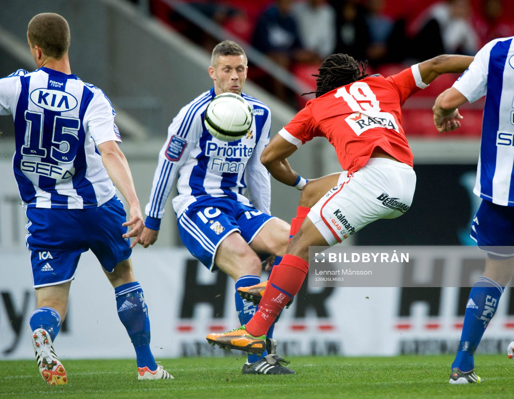Jonathan McDonald, Kalmar, skjuter, Kjetil Waehler,