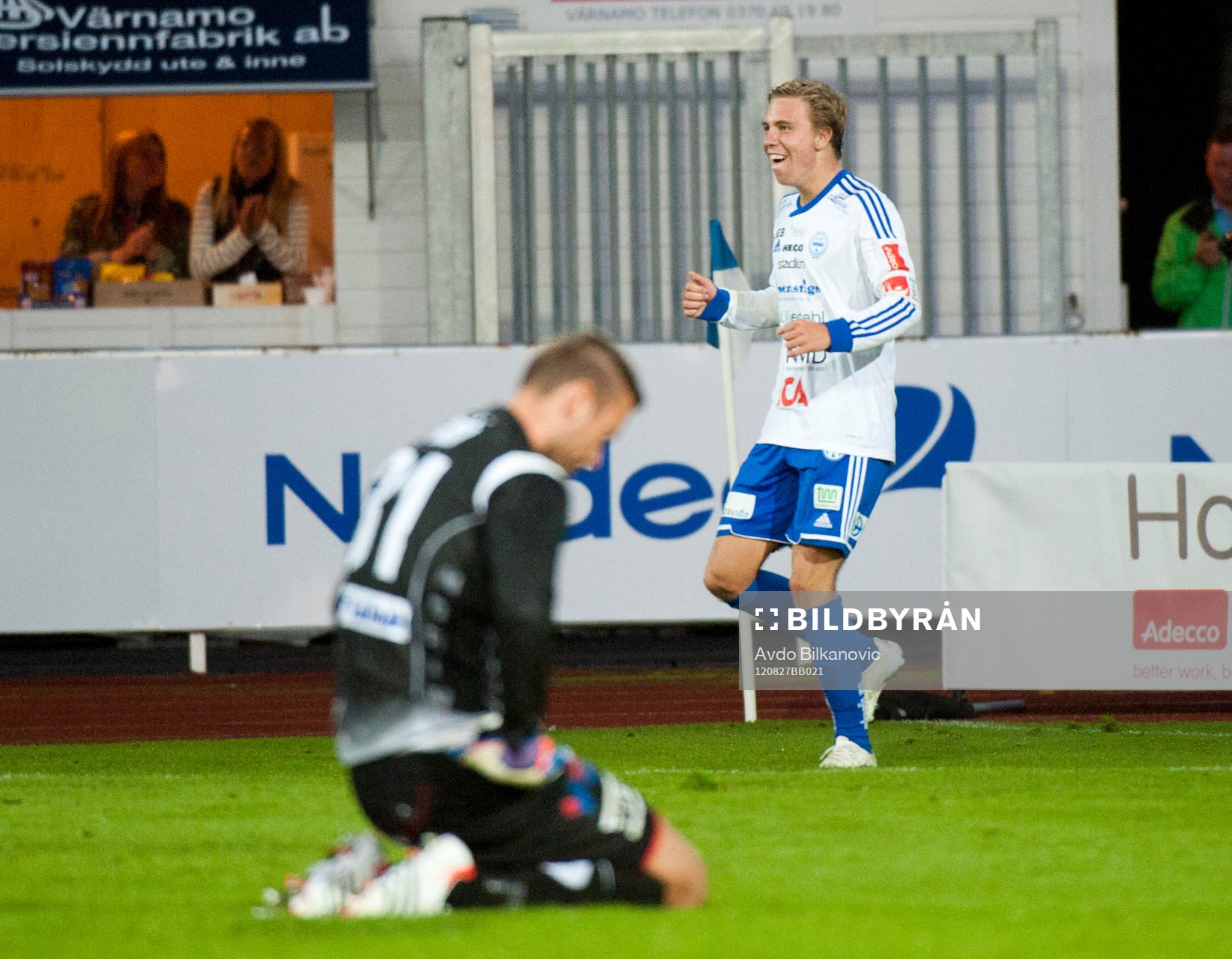 Viktor Noring, målvakt, Trelleborg, deppar och i