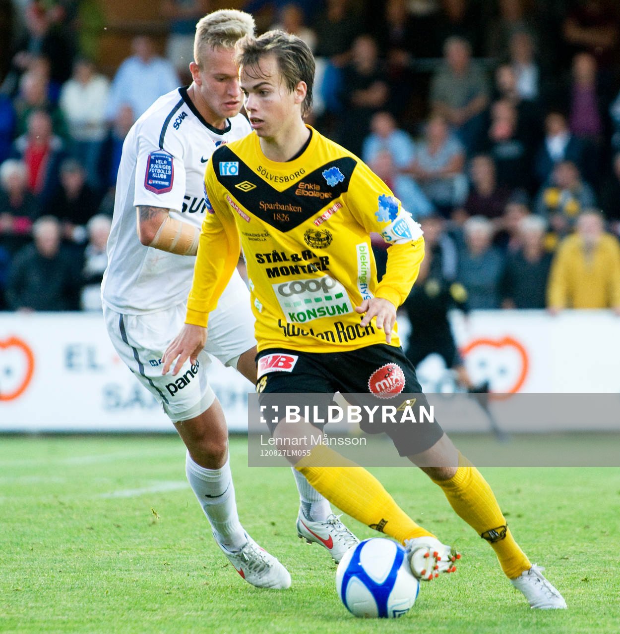  Andreas Blomqvist, Mjällby, dribbling, bollkontroll