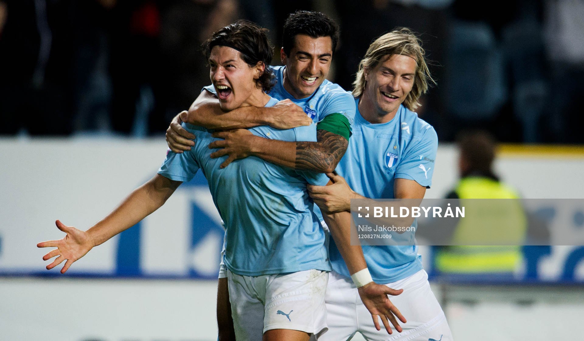 Miiko Albornoz, Jiloan Hamad, Markus Halsti, Malmö FF