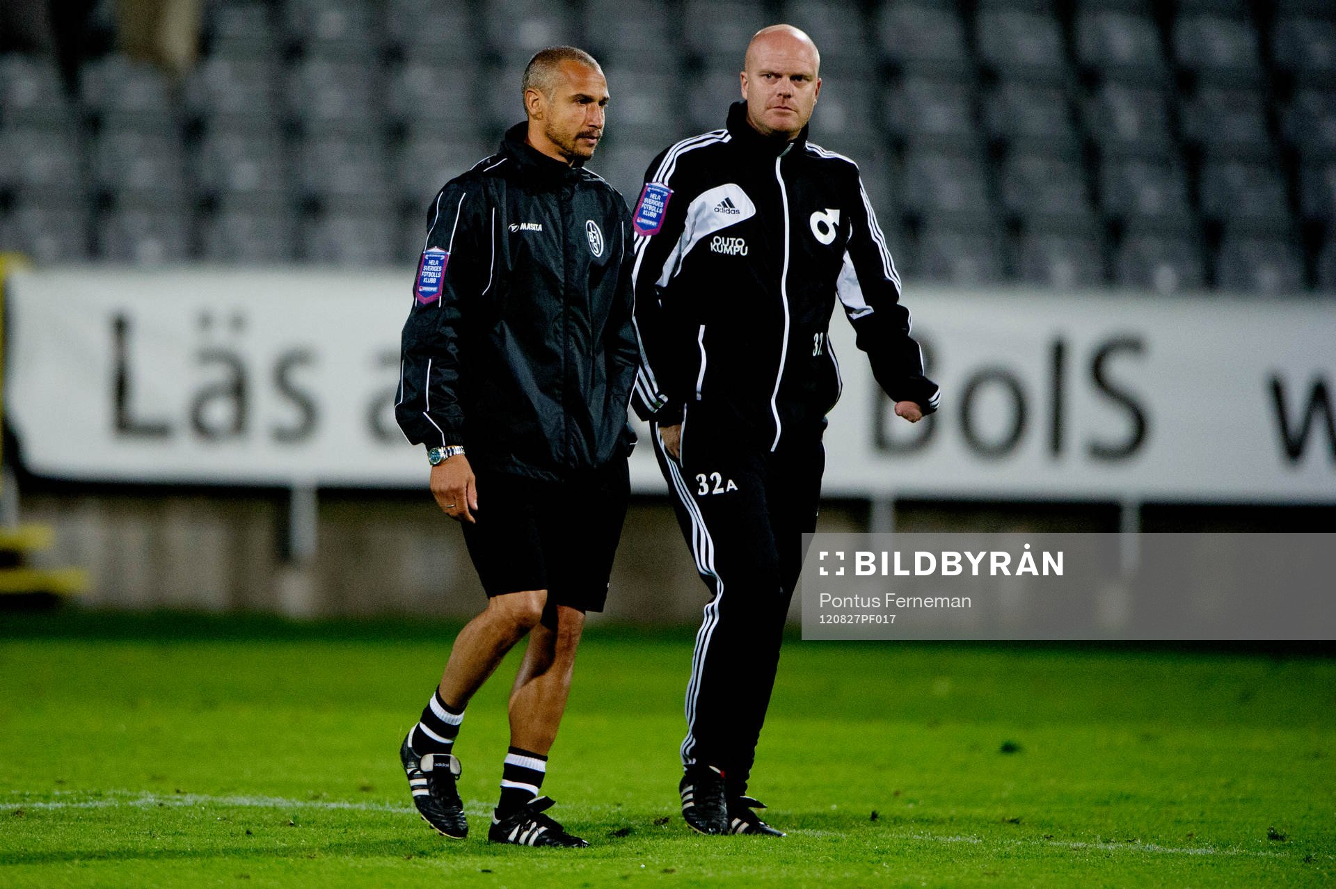Henrik Larsson, tränare, Landskrona, Patrik Werner,