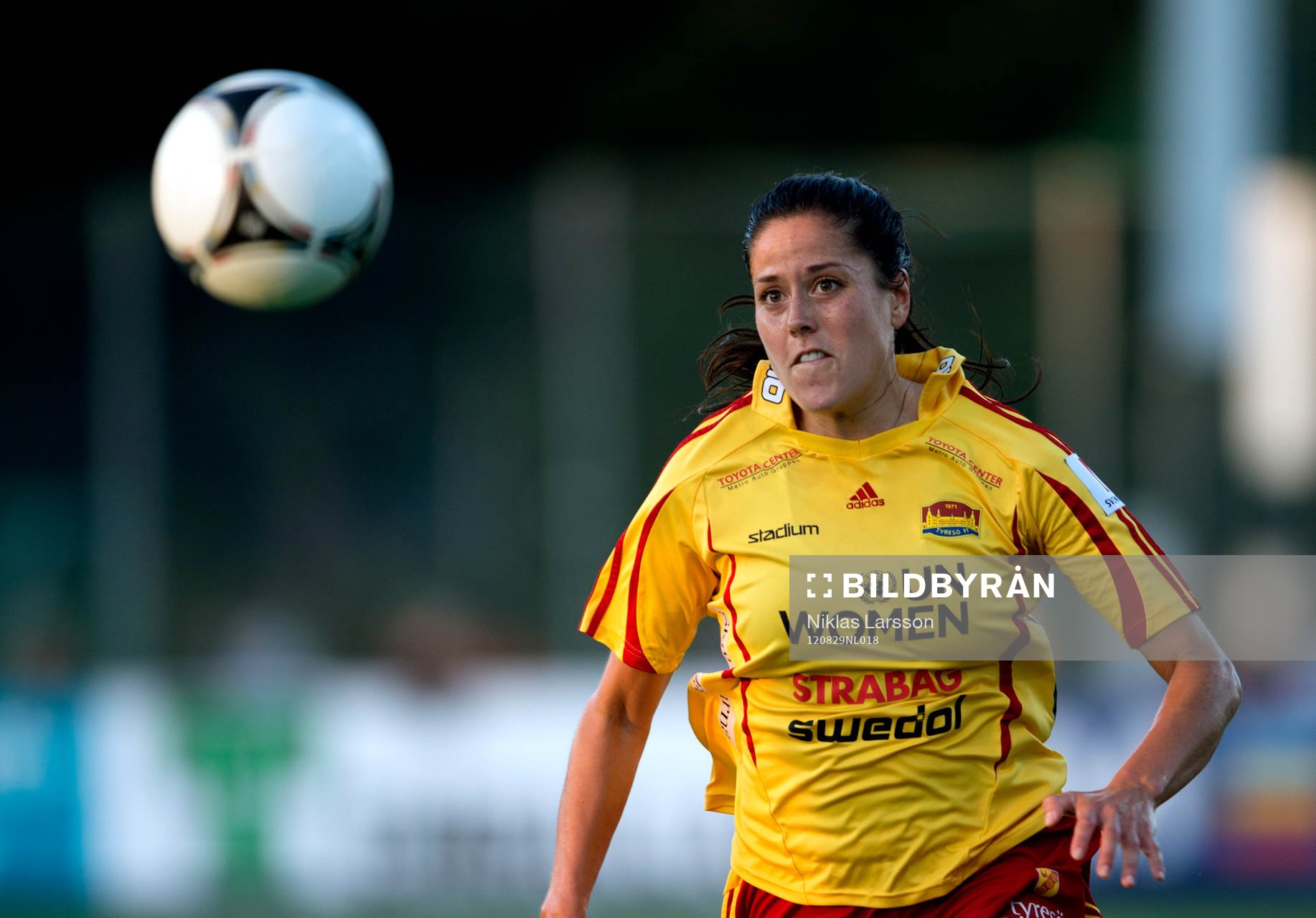 Fotboll, Svenska cupen, semifinal, dam, Tyresö - Jitex: Madeleine Edlund, Tyresö.