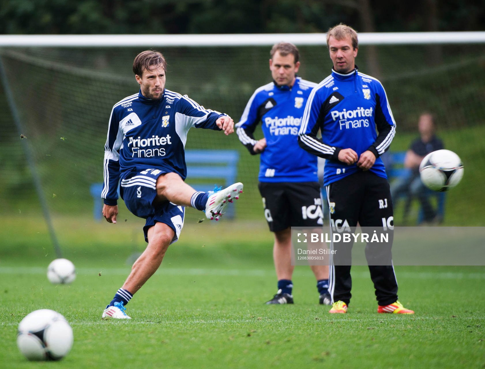 Mattias Bjärsmyr, gör sin första träning med IFK